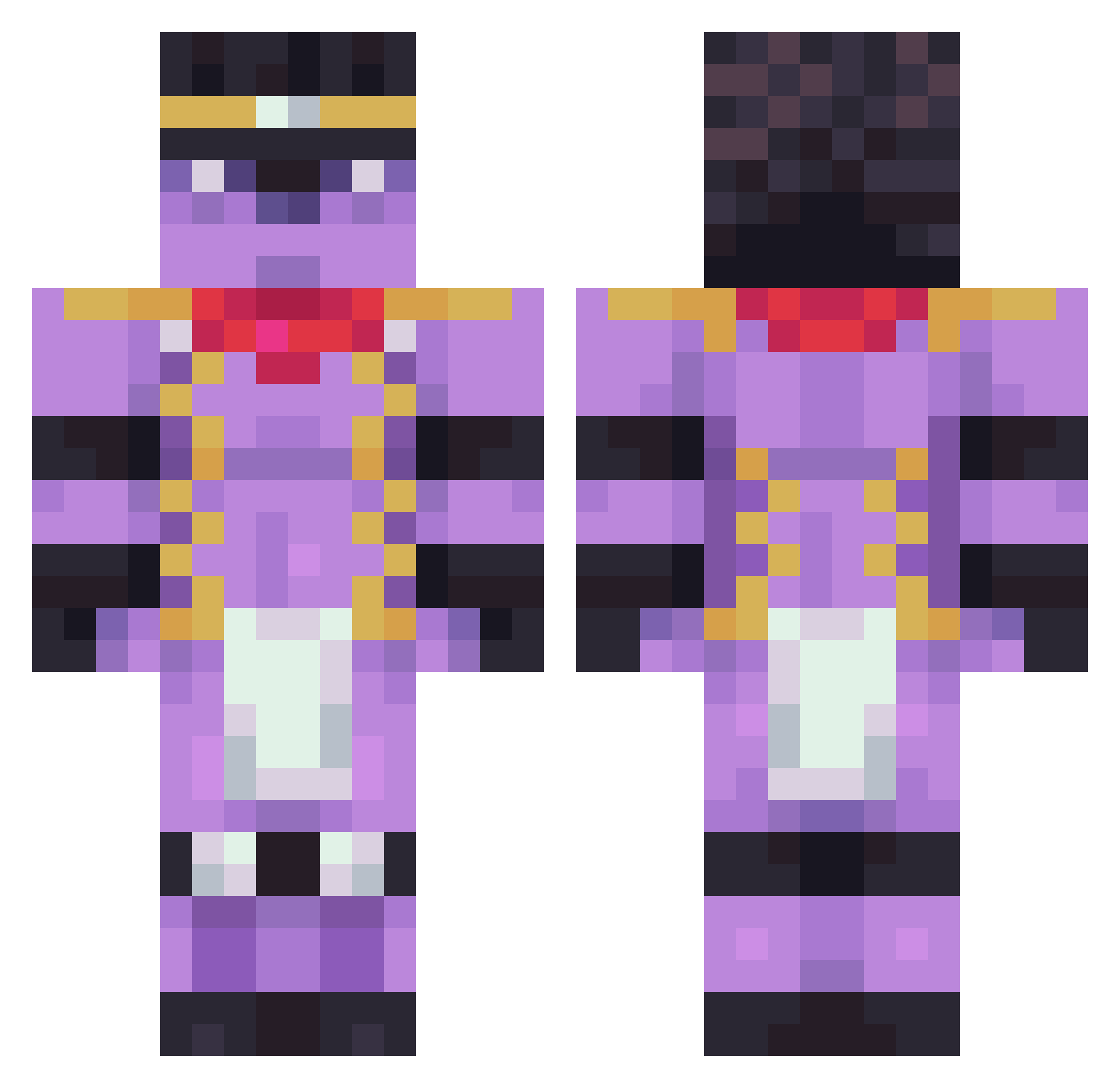 Gon_Master_HxH Minecraft skin, front and back view