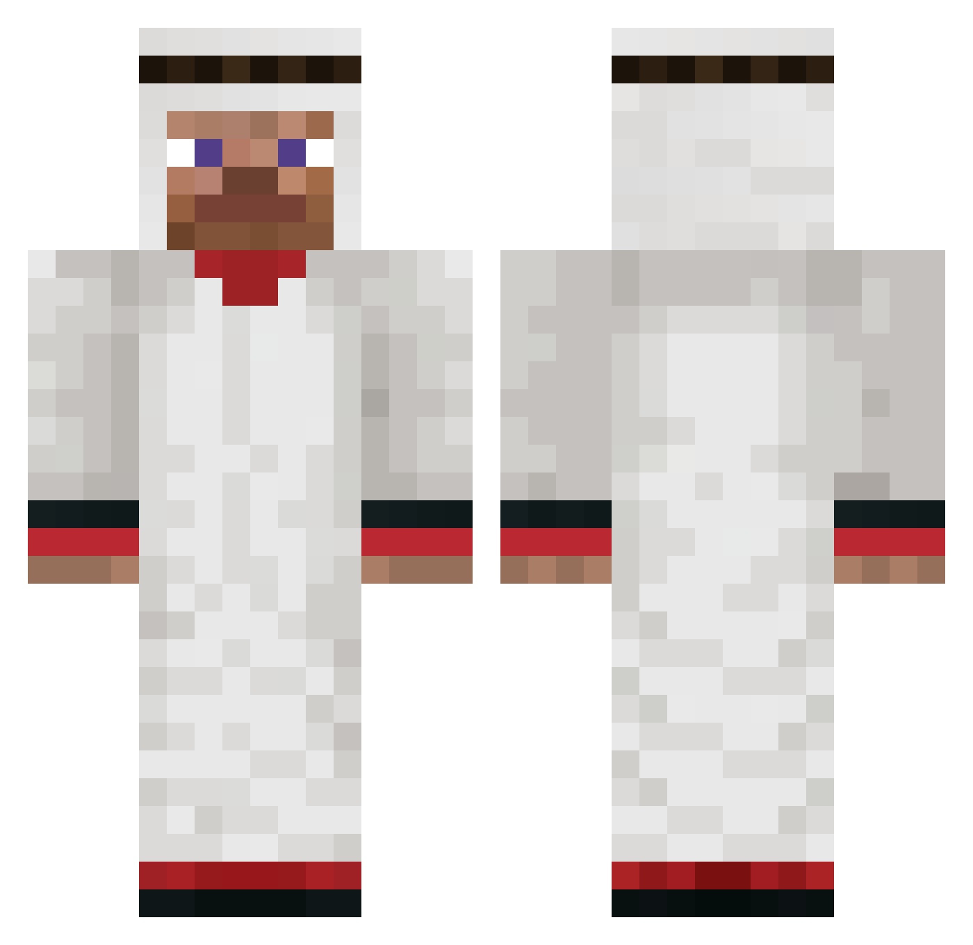 ms_chang1 Minecraft skin, front and back view