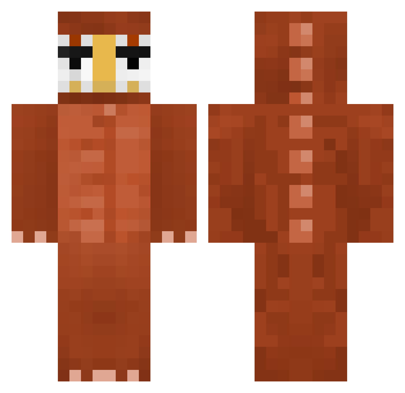 DreikZ_95 Minecraft skin, front and back view