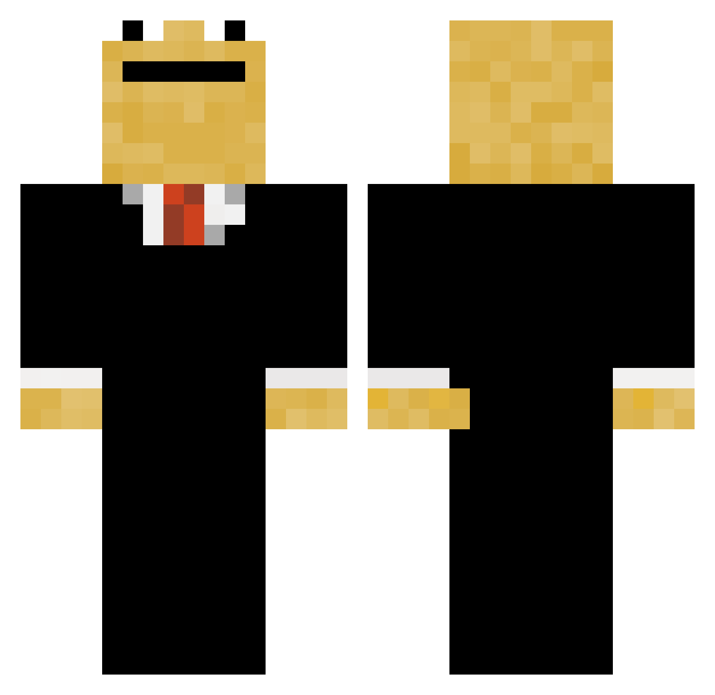 _sponky__ Minecraft skin, front and back view