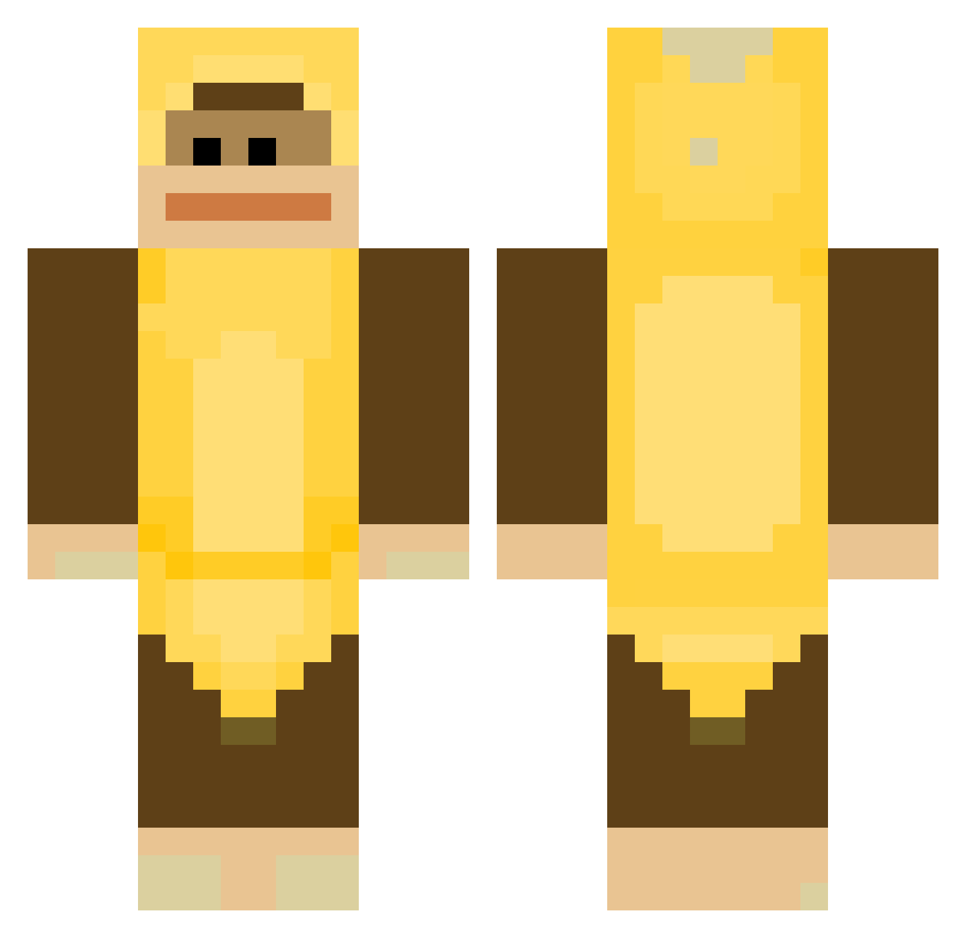 magrelop Minecraft skin, front and back view