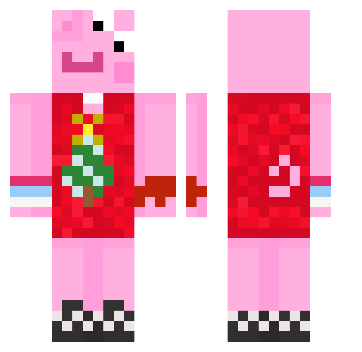 immaggiewang Minecraft skin, front and back view