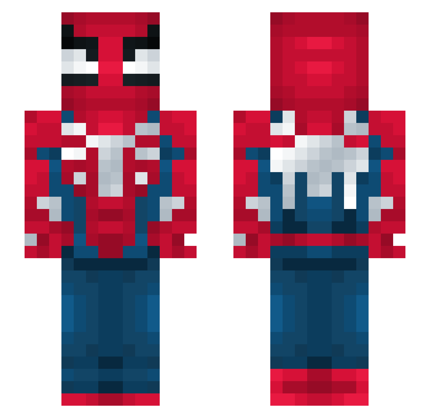 Puurple__ Minecraft skin, front and back view