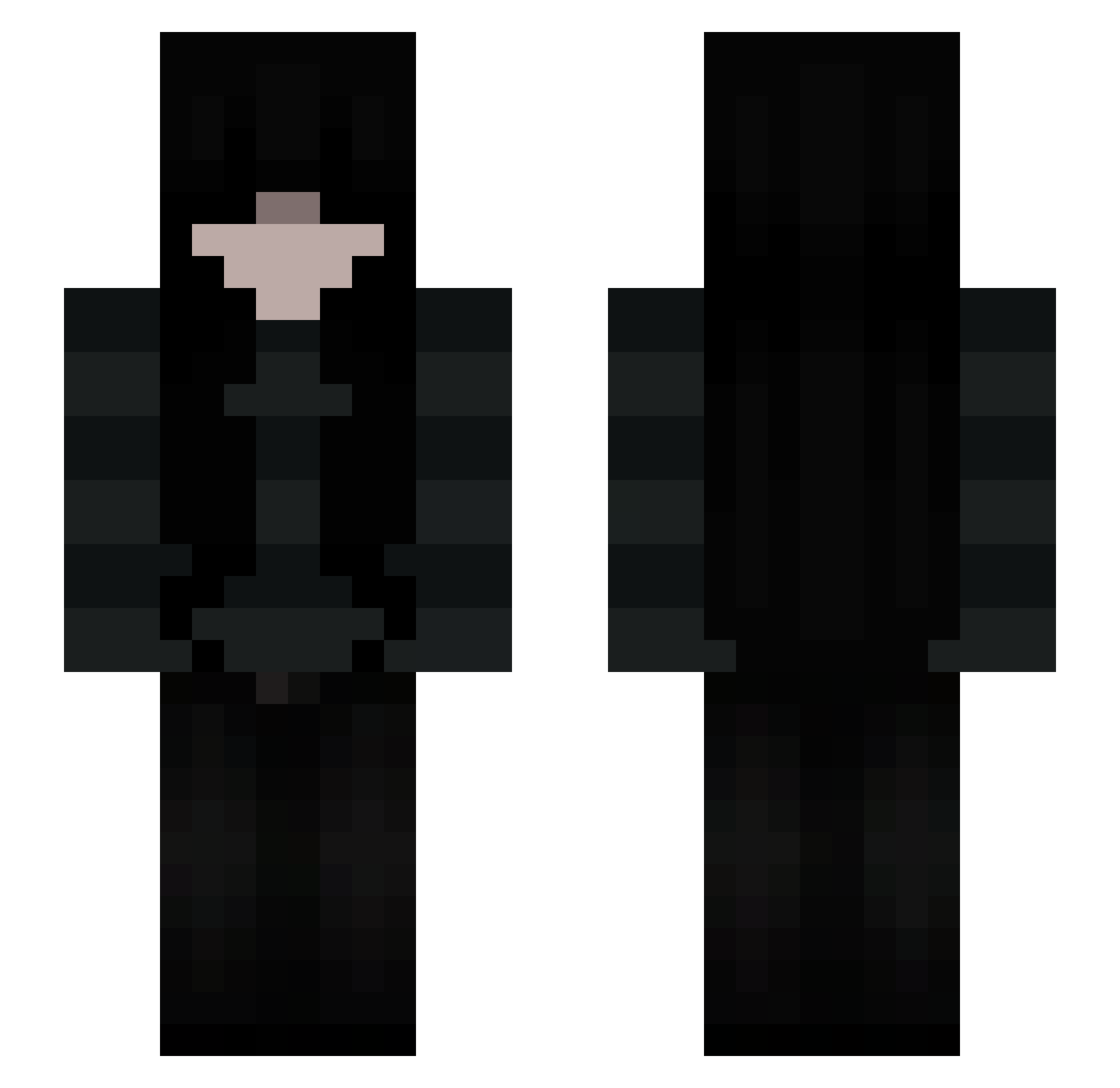 kloni_ Minecraft skin, front and back view