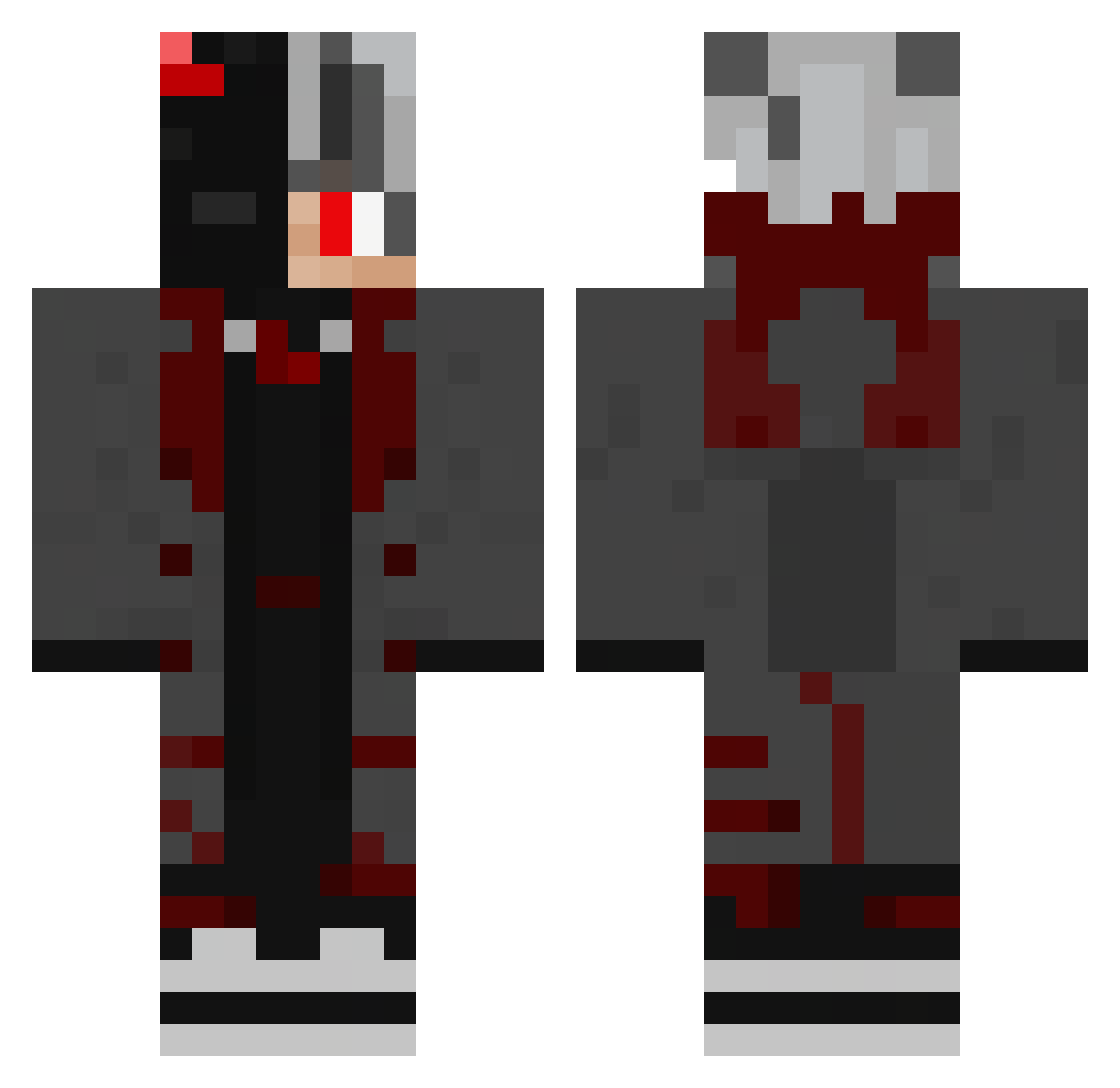 skrzatek_ Minecraft skin, front and back view