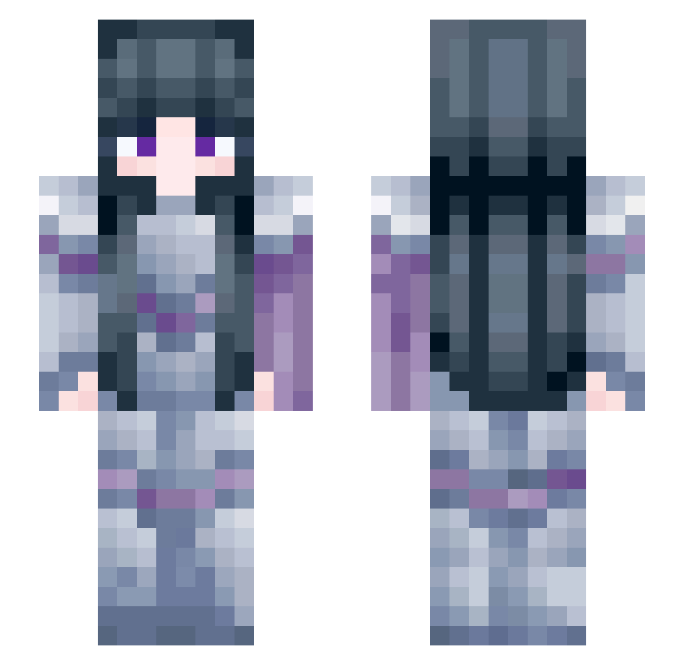 Wrench_ih Minecraft skin, front and back view