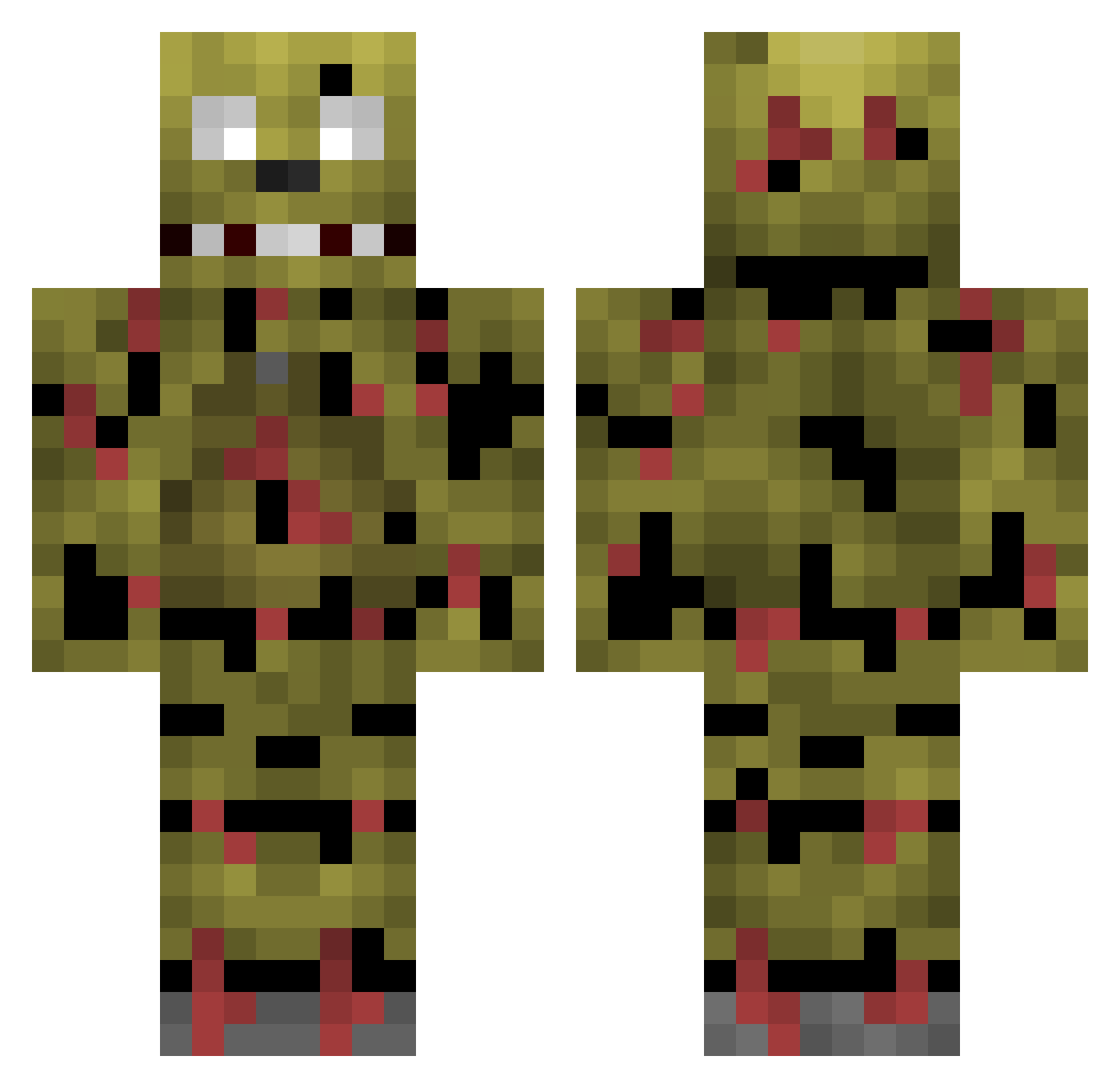 with_soda Minecraft skin, front and back view