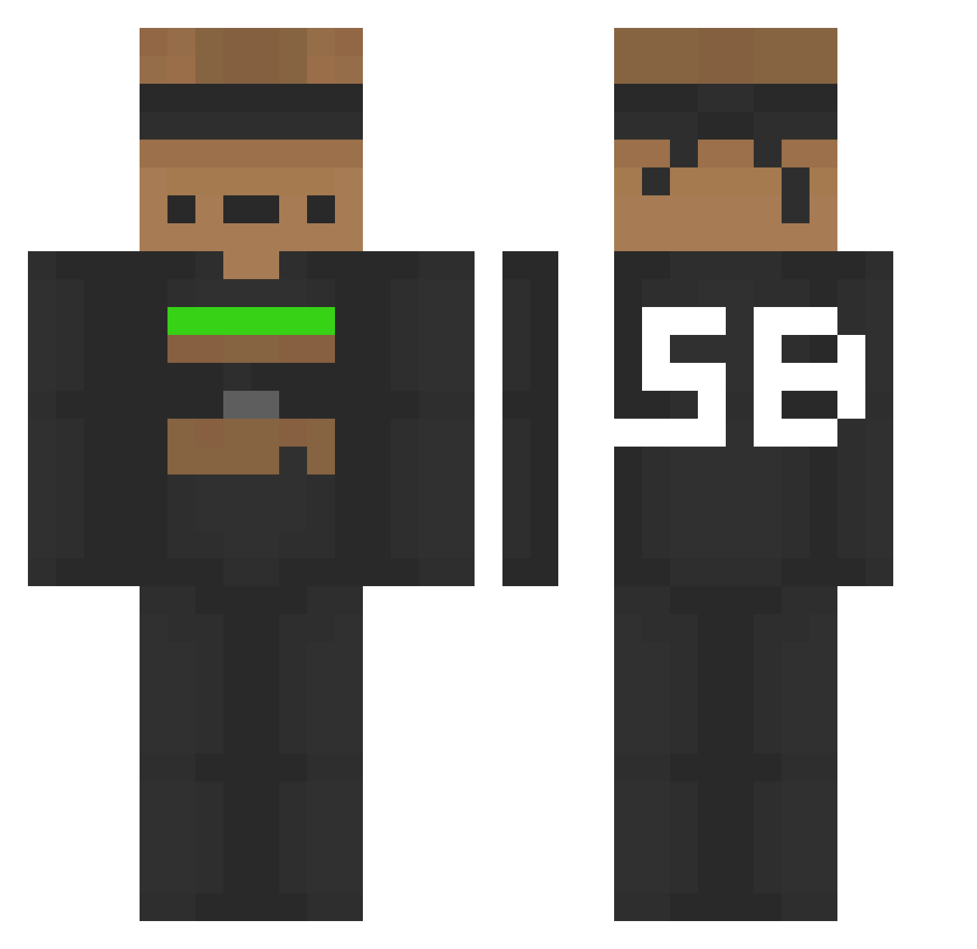 SmoglessYard157 Minecraft skin, front and back view