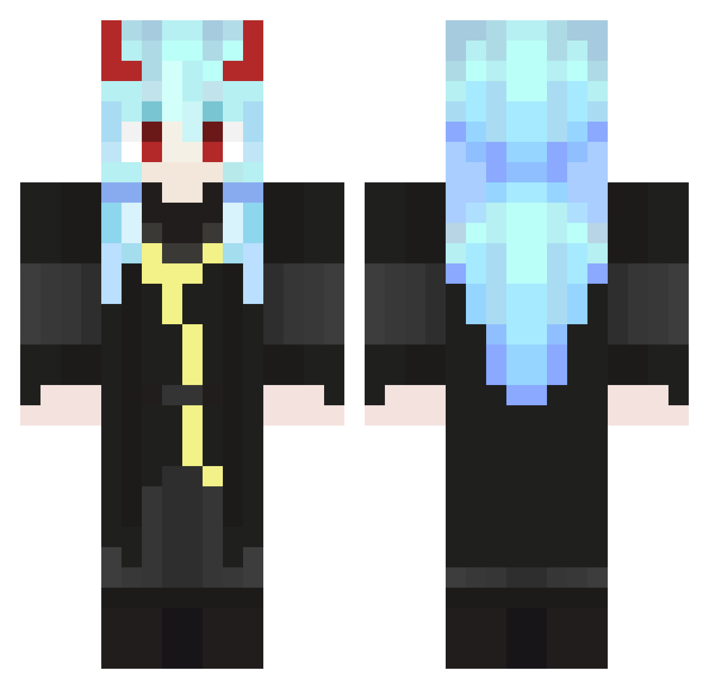 jtstevens Minecraft skin, front and back view