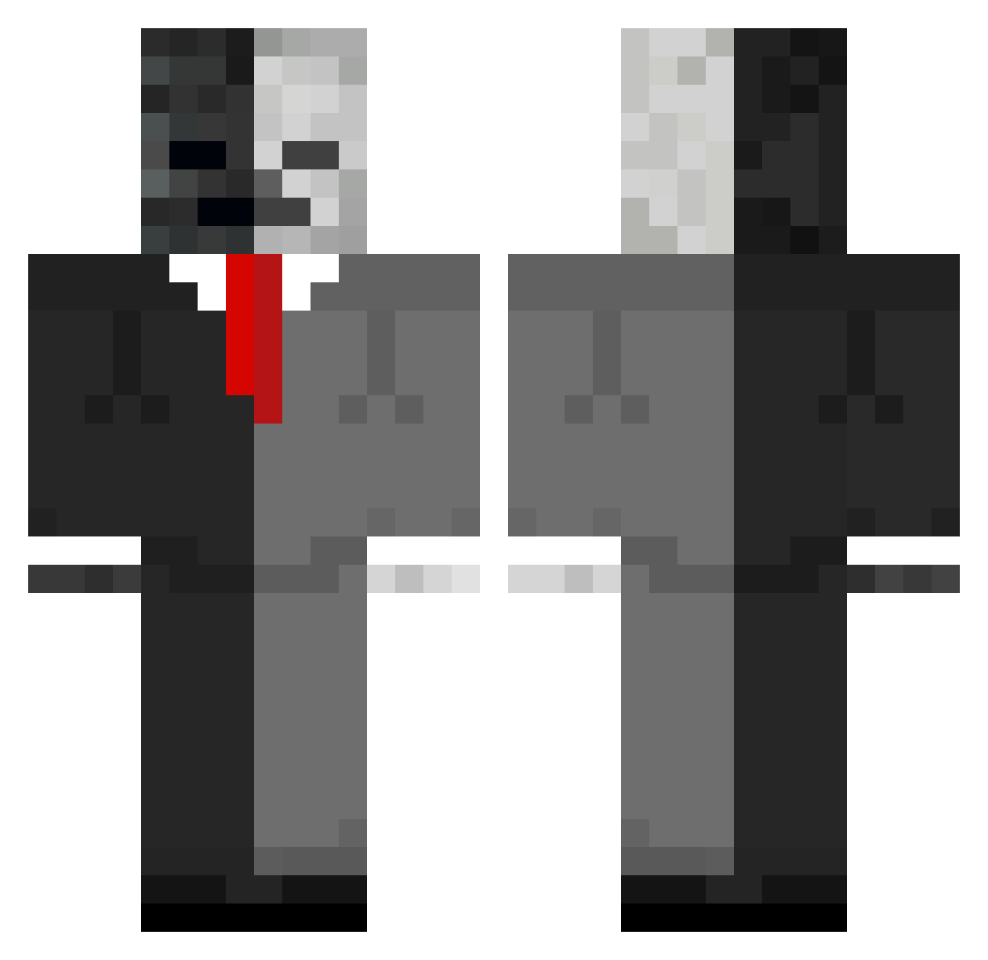 SsS0L4RrR Minecraft skin, front and back view
