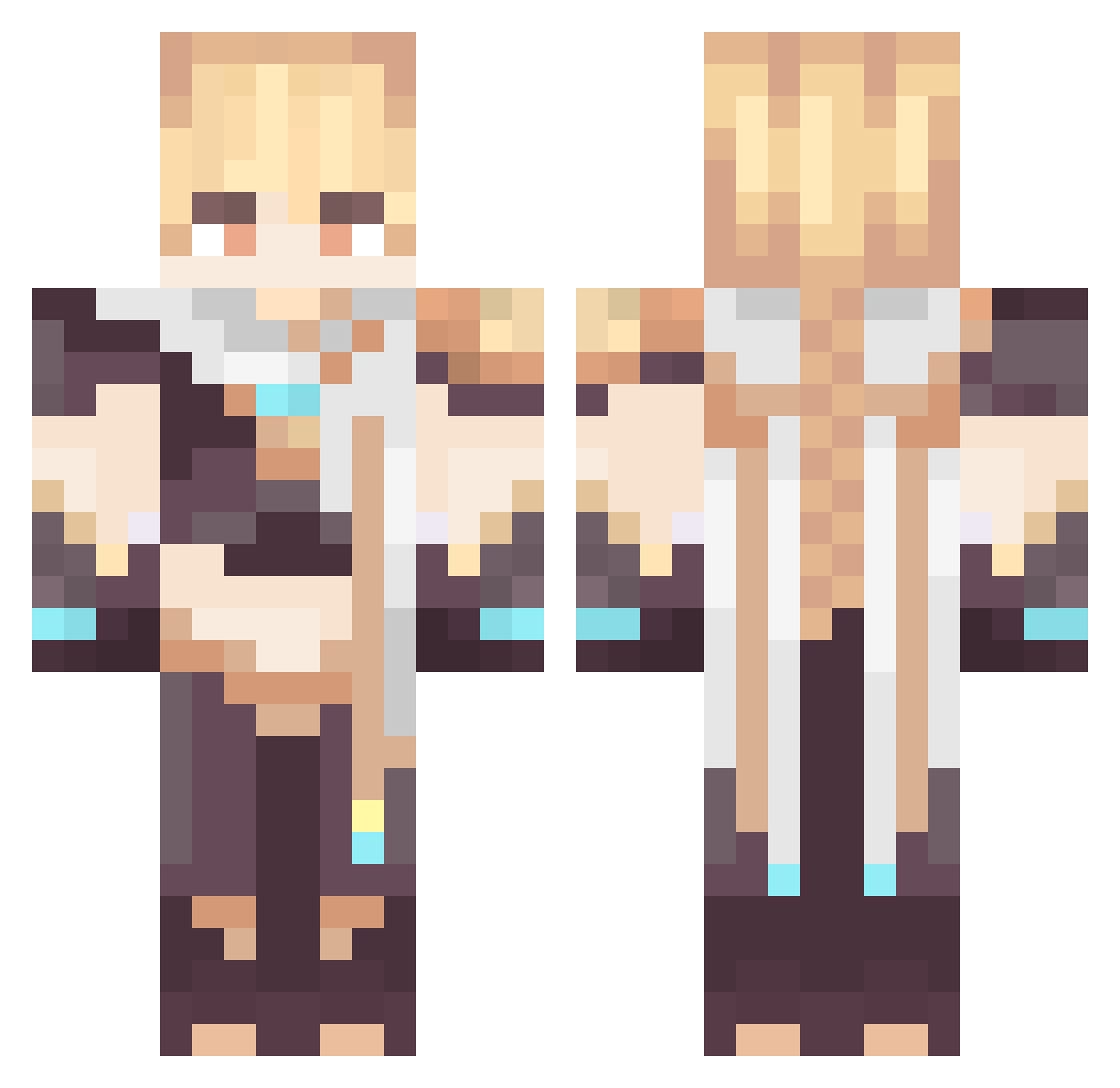 lartiste__ Minecraft skin, front and back view