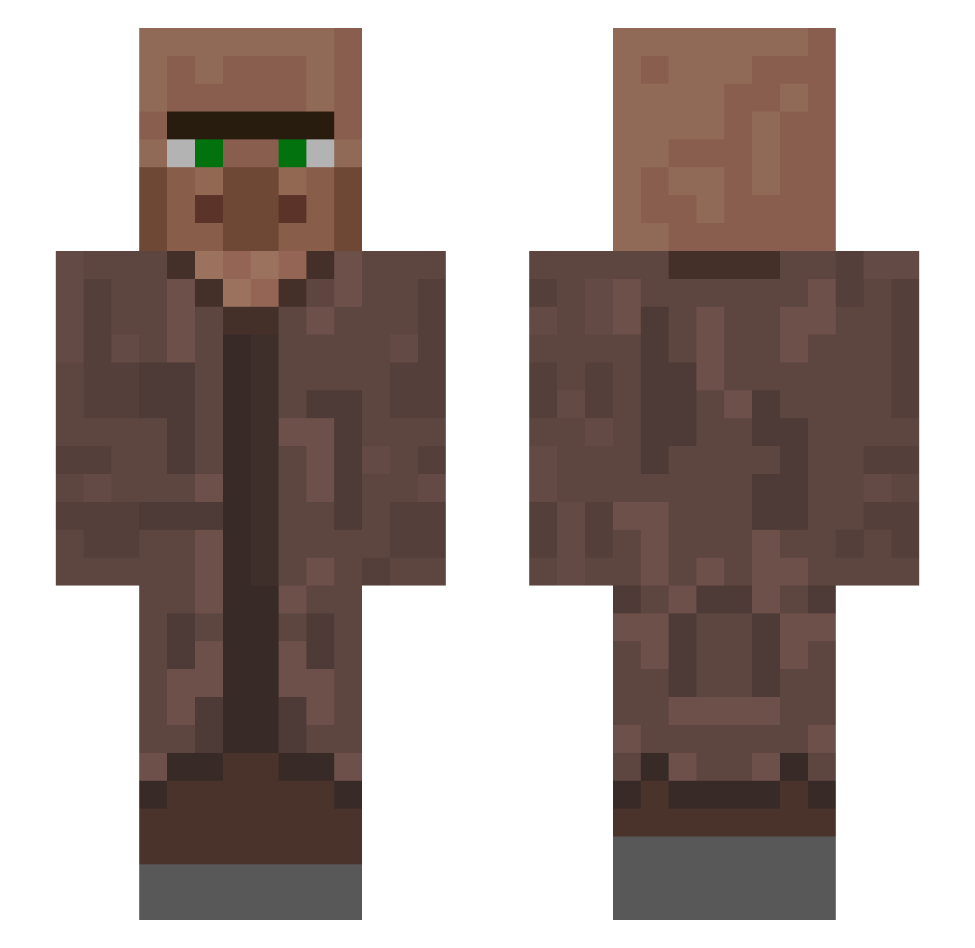 Timmy_1770 Minecraft skin, front and back view