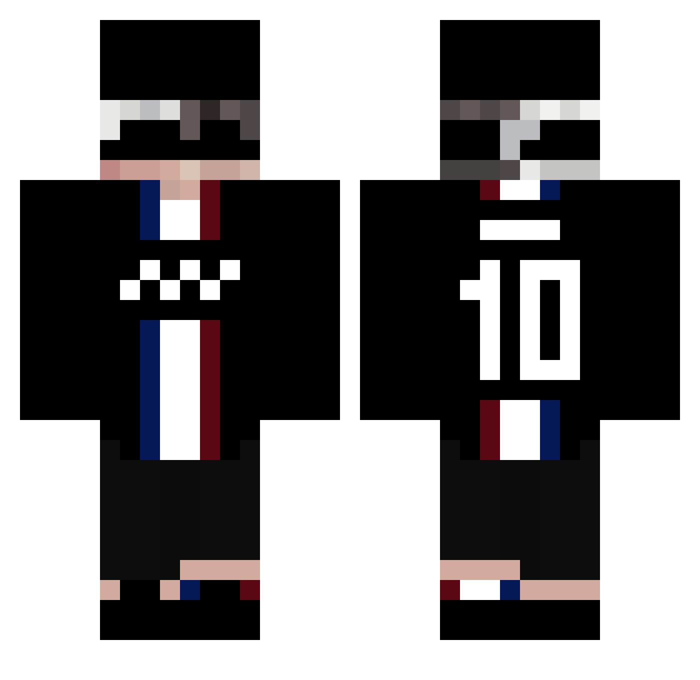 rimaro7f Minecraft skin, front and back view