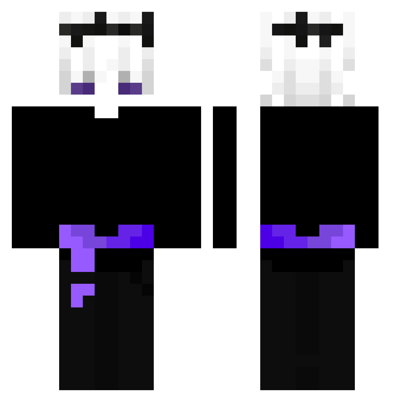 santozz096 Minecraft skin, front and back view