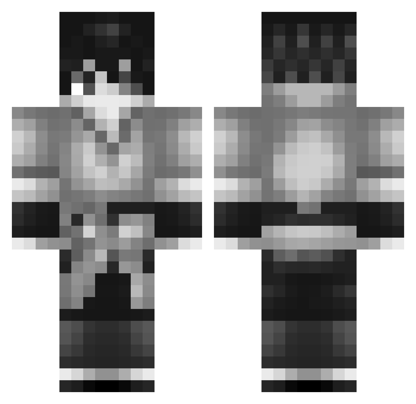Soggra_ Minecraft skin, front and back view