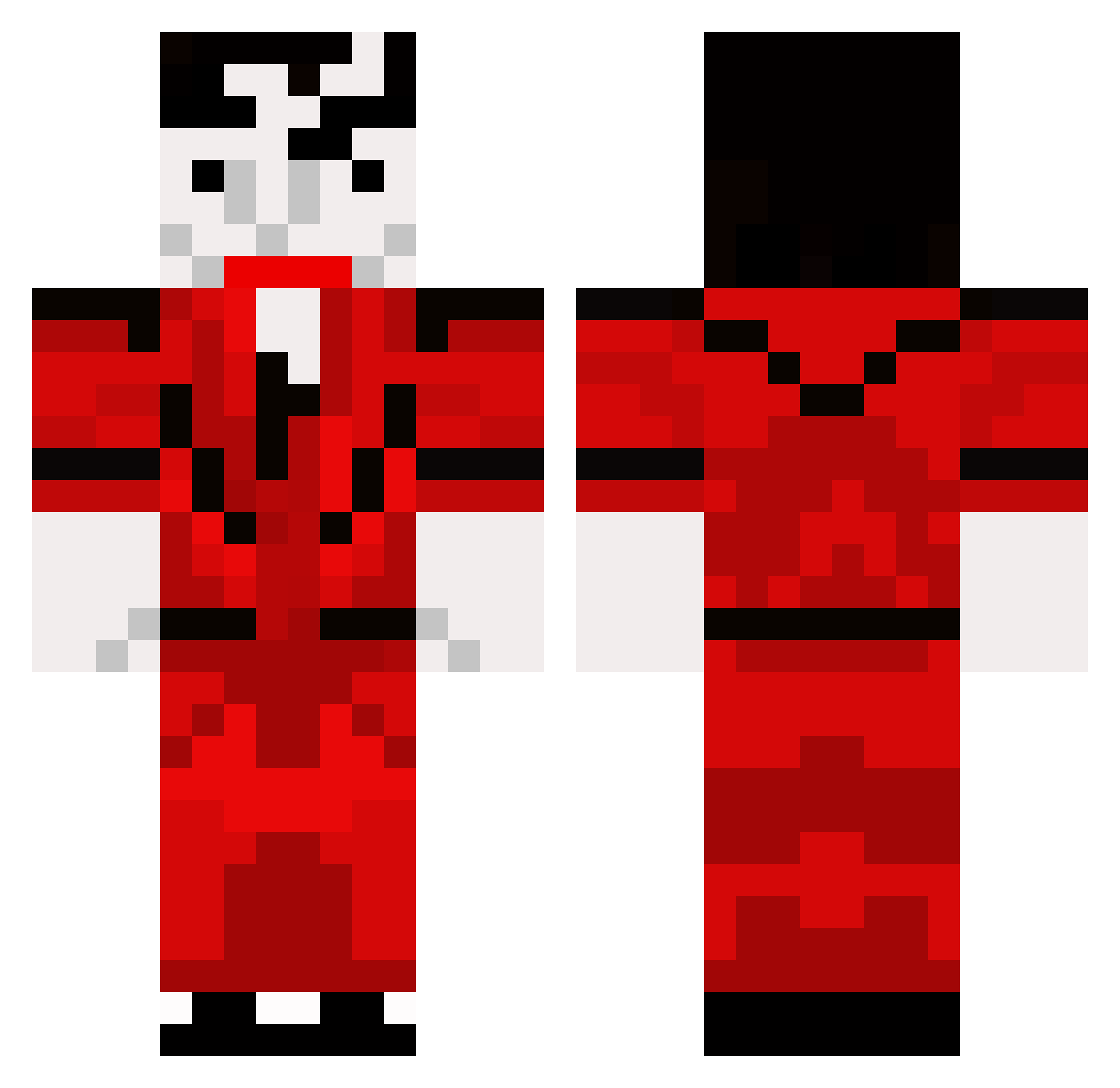 postmaIone Minecraft skin, front and back view