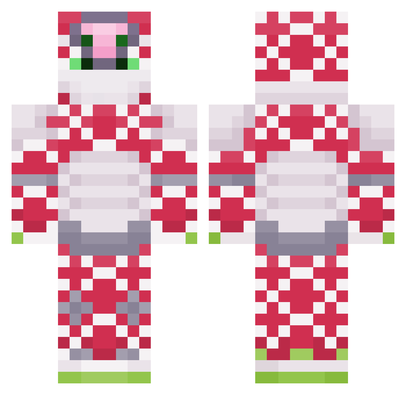 xXFire_bOiXx Minecraft skin, front and back view