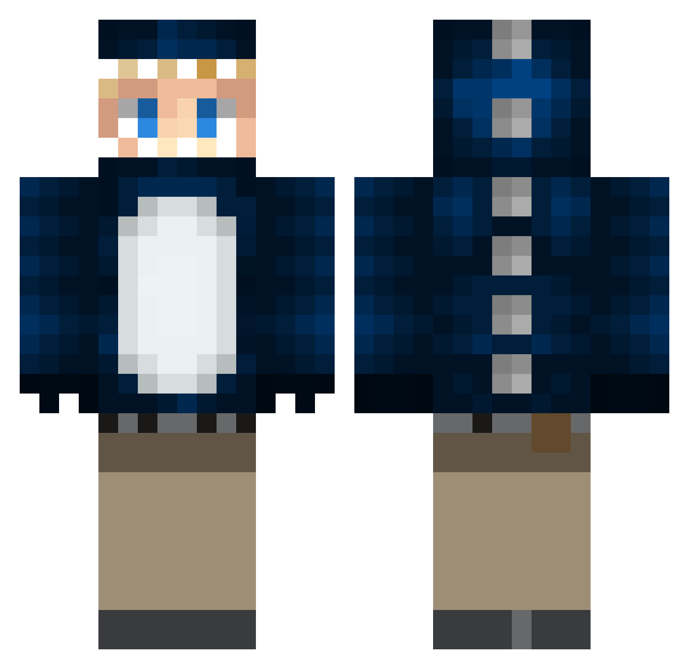 nyyaaaa Minecraft skin, front and back view