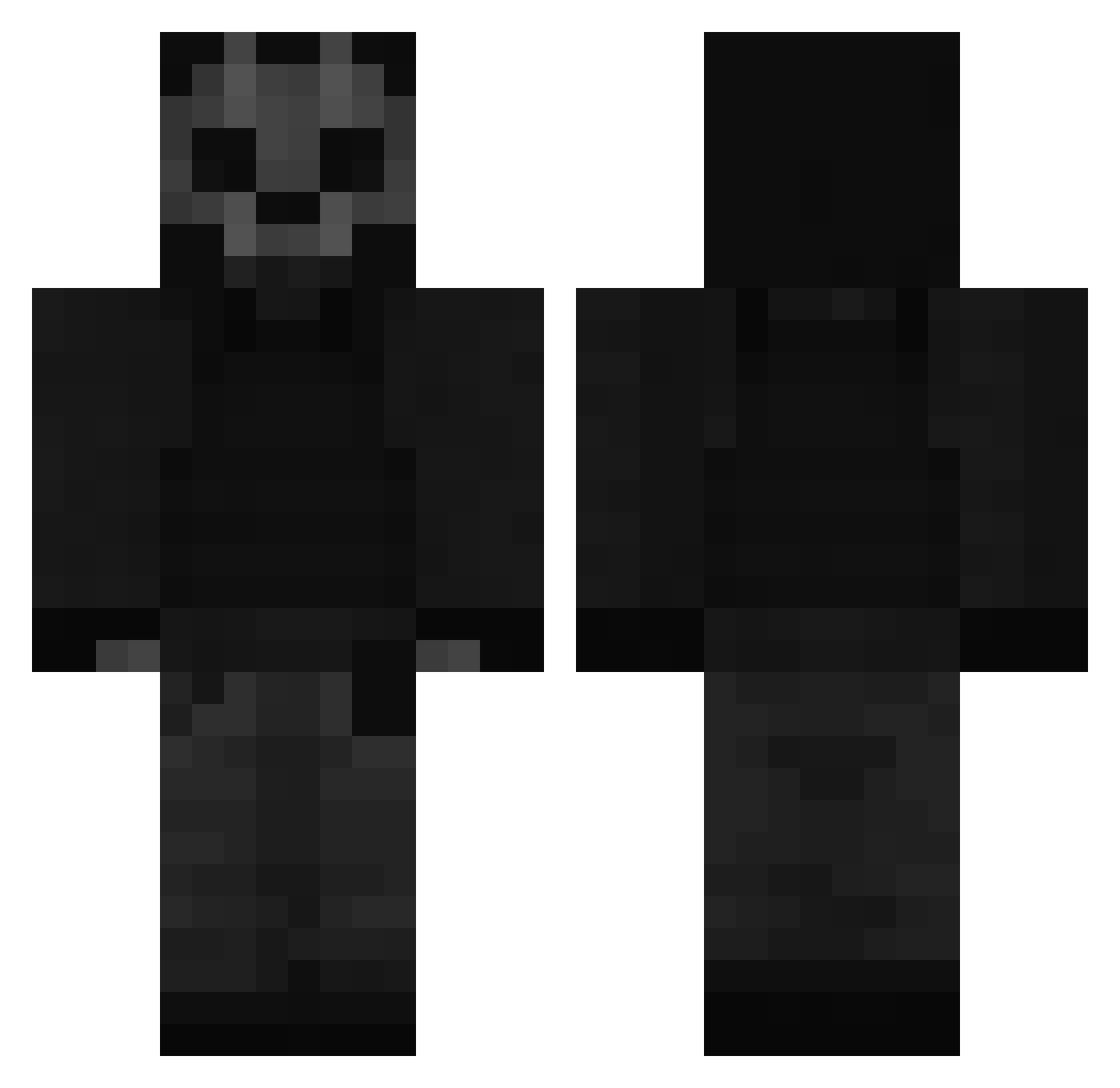 EUMELMEISTER Minecraft skin, front and back view