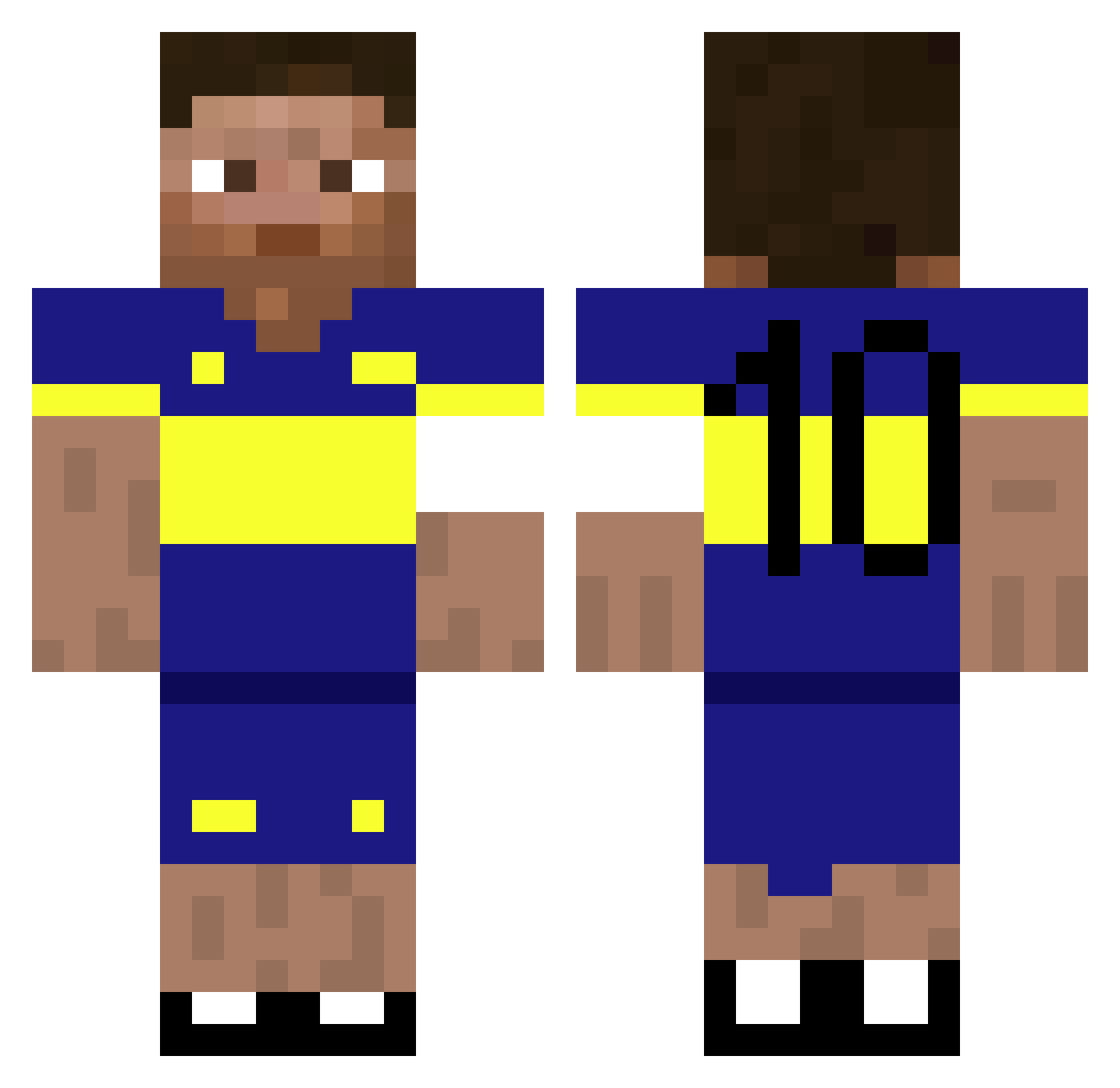 joaquinnew Minecraft skin, front and back view