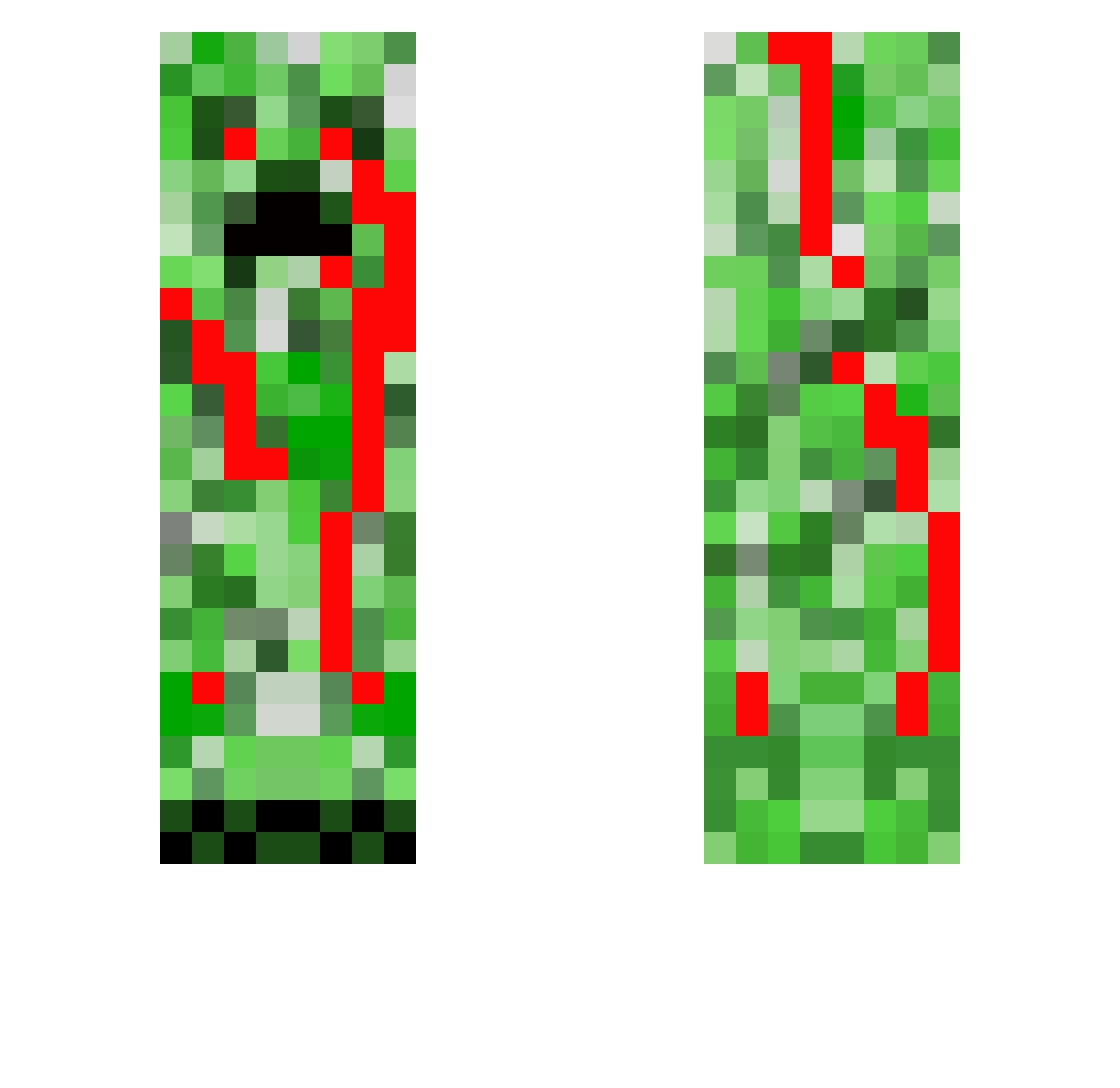 franek4444 Minecraft skin, front and back view