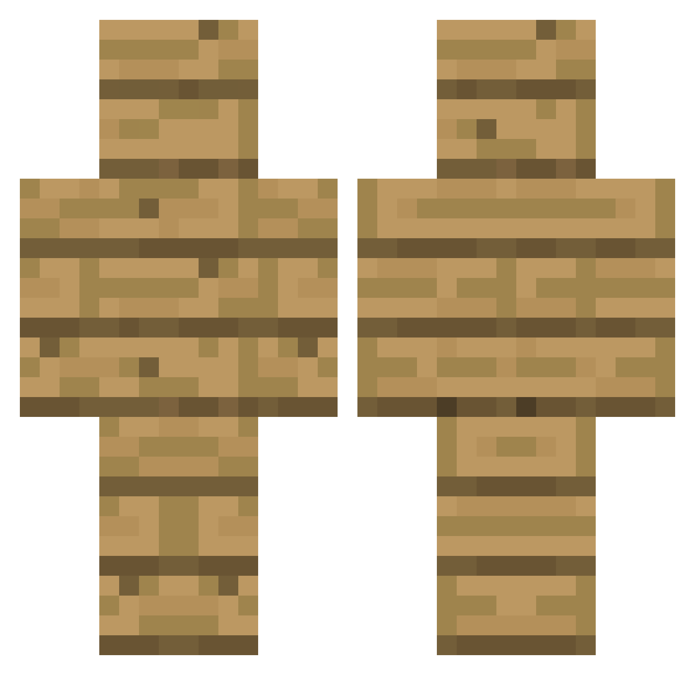 DogiDogi_mc Minecraft skin, front and back view