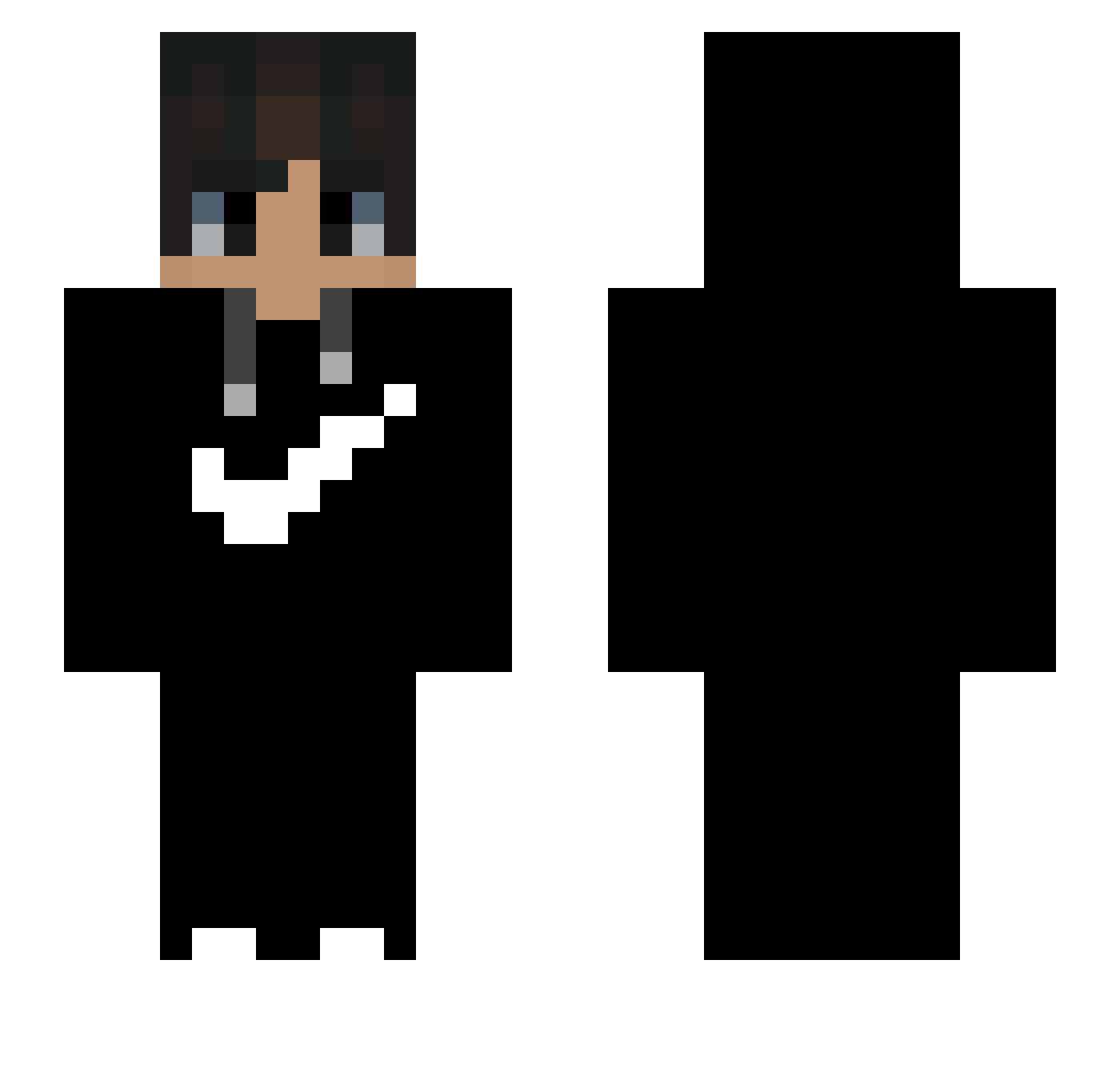 jason_onym Minecraft skin, front and back view