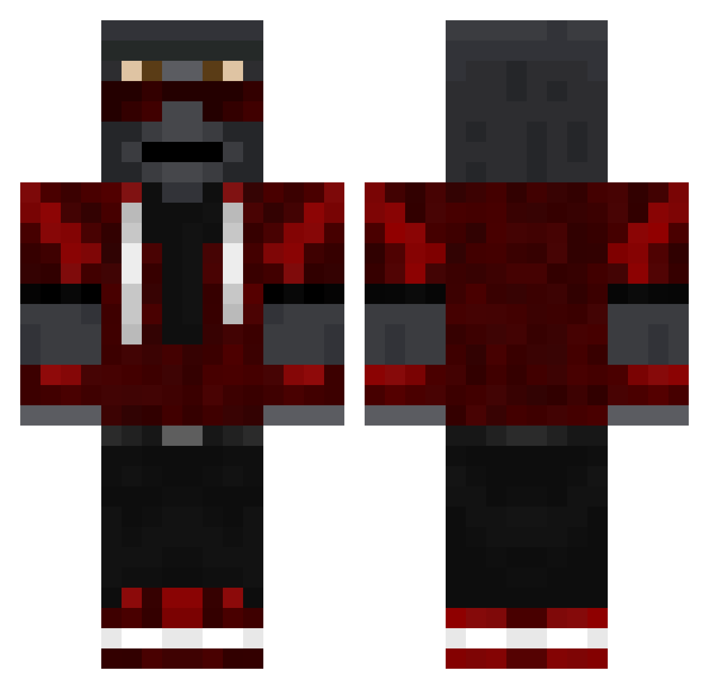 kylmyys_ Minecraft skin, front and back view