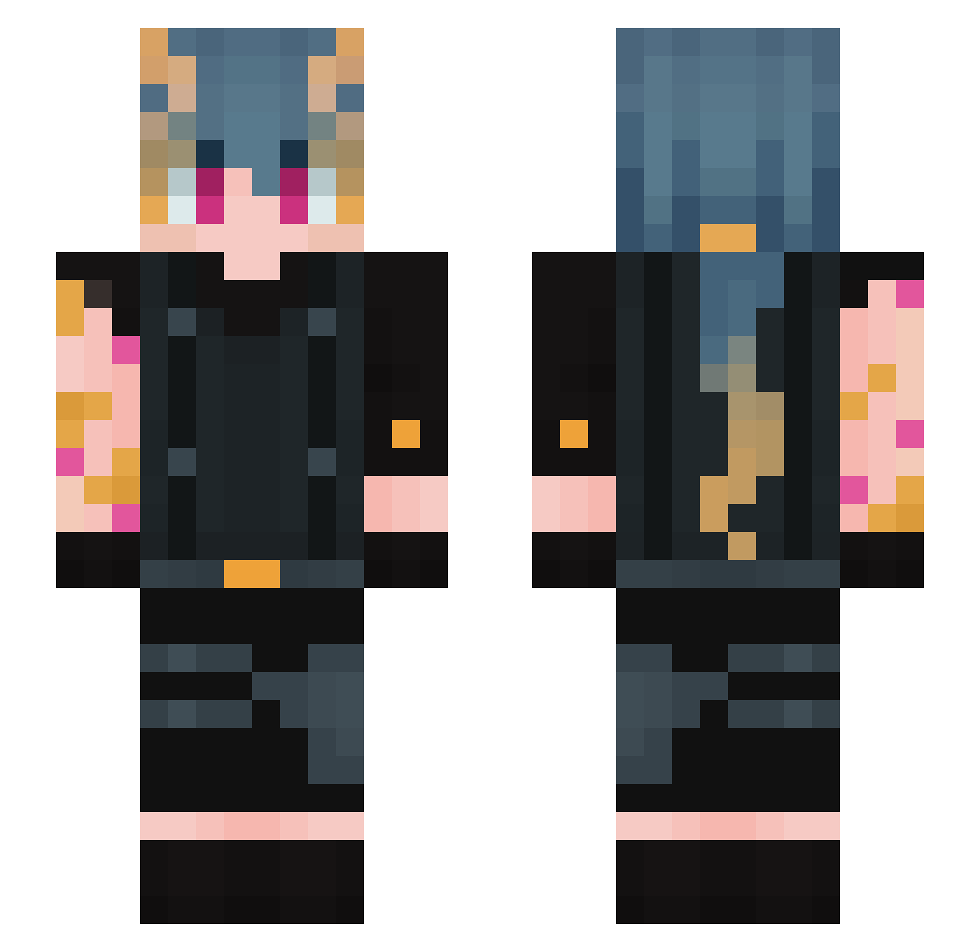 Did1_ Minecraft skin, front and back view