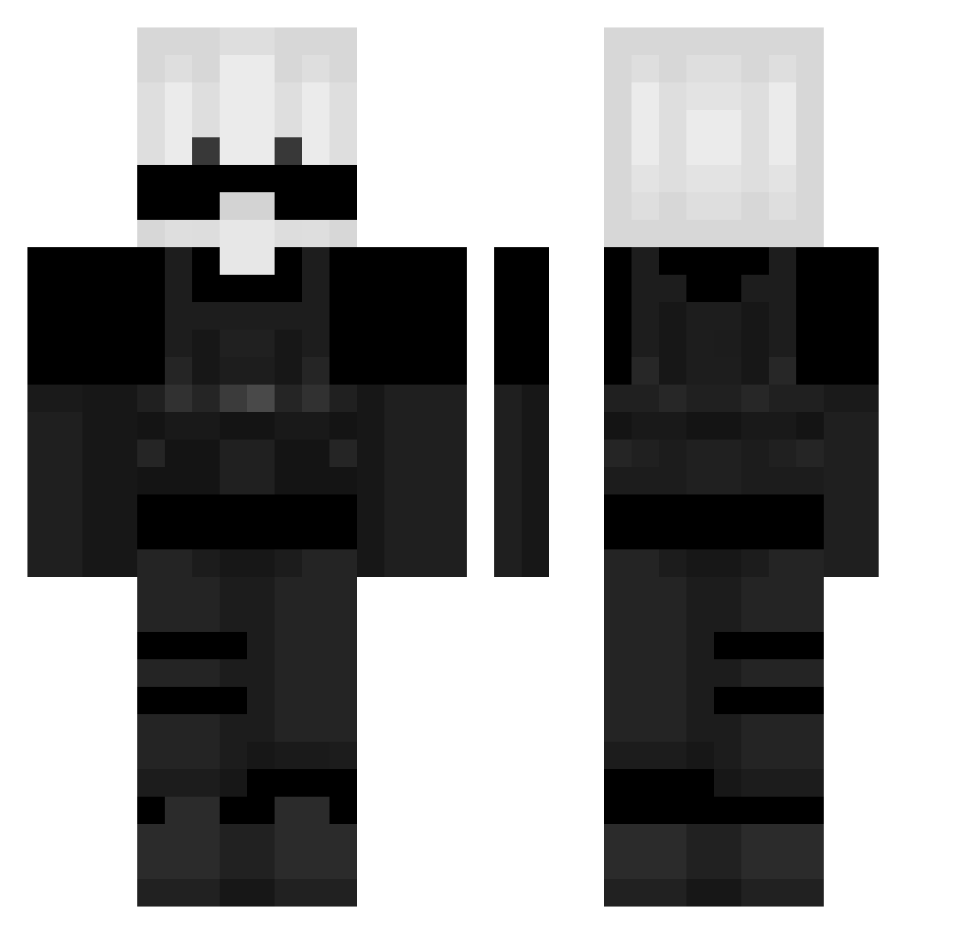 Richboy0362 Minecraft skin, front and back view