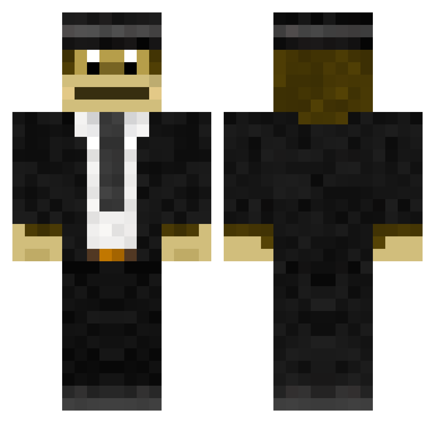 Pdrzzi_ Minecraft skin, front and back view