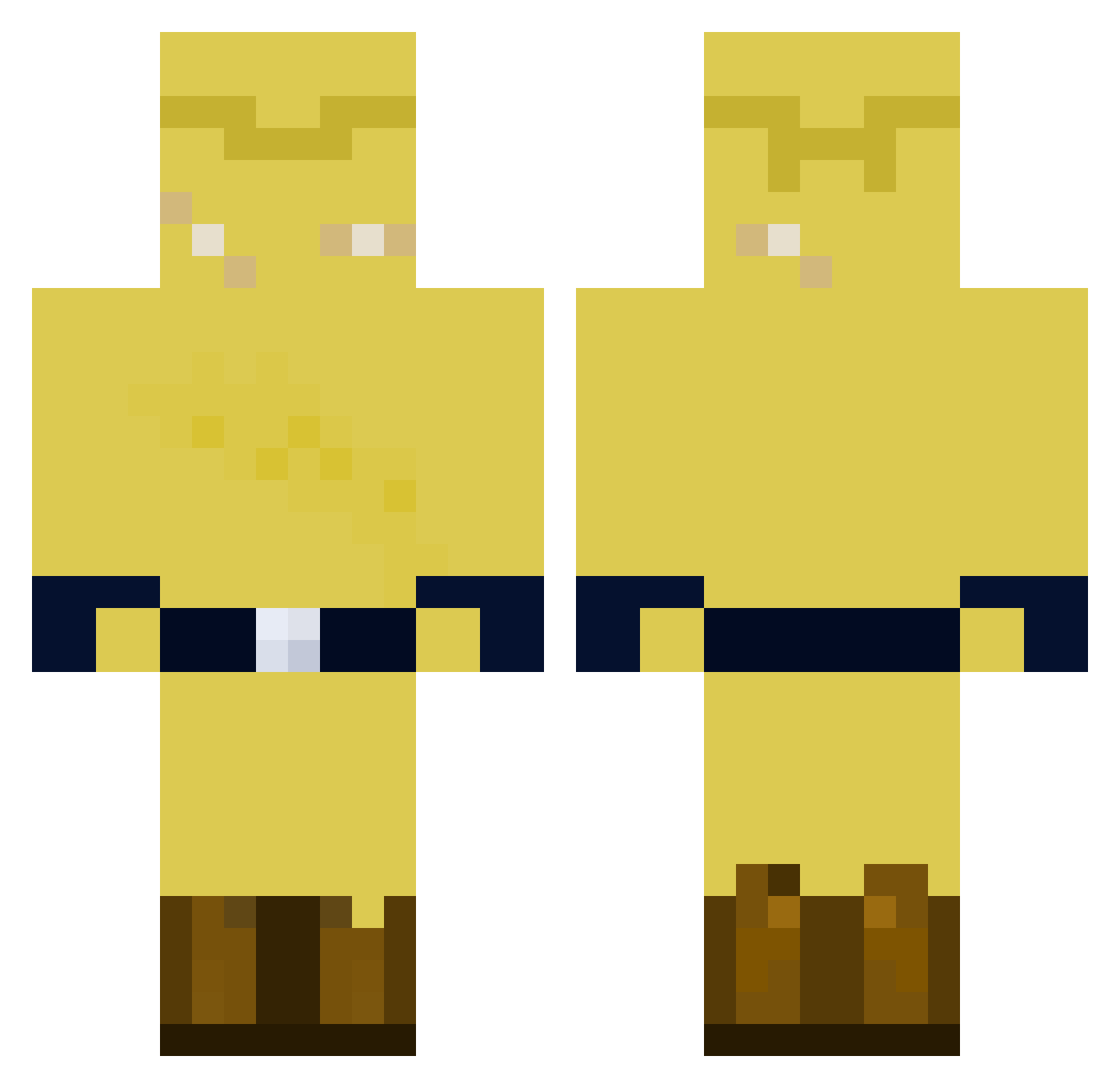 Mashed_Potato124 Minecraft skin, front and back view