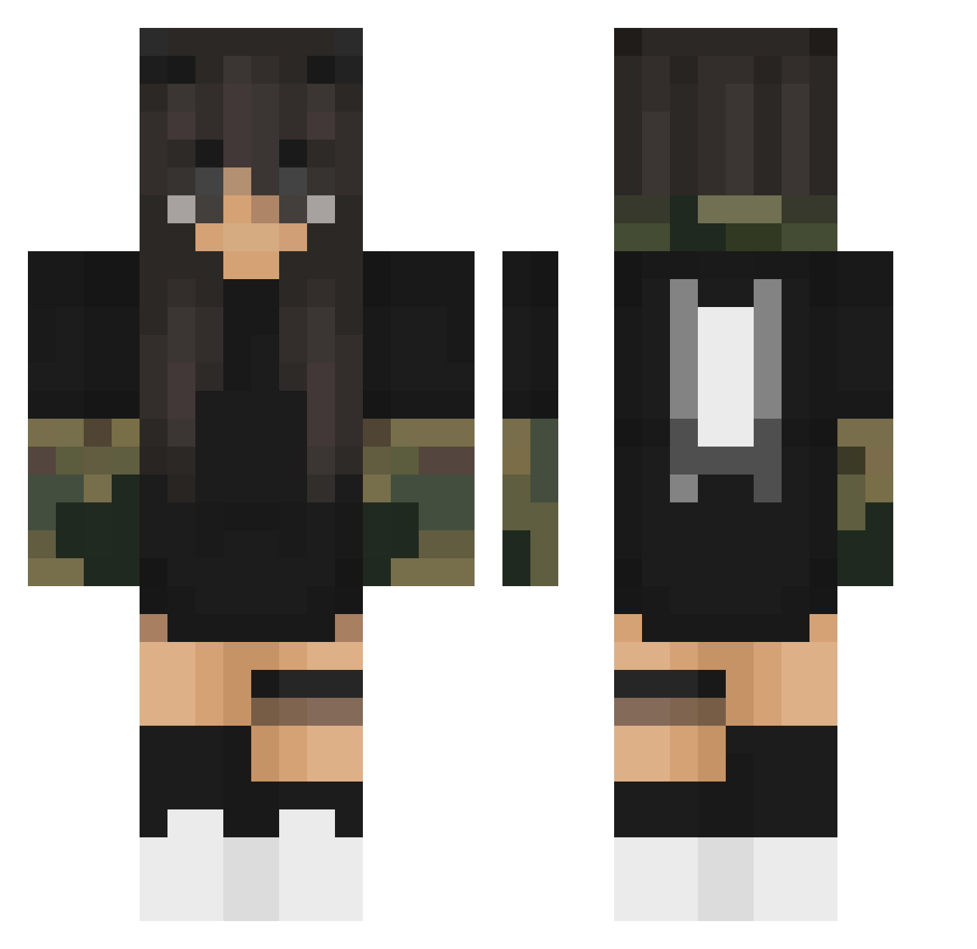 mic_12_babin Minecraft skin, front and back view