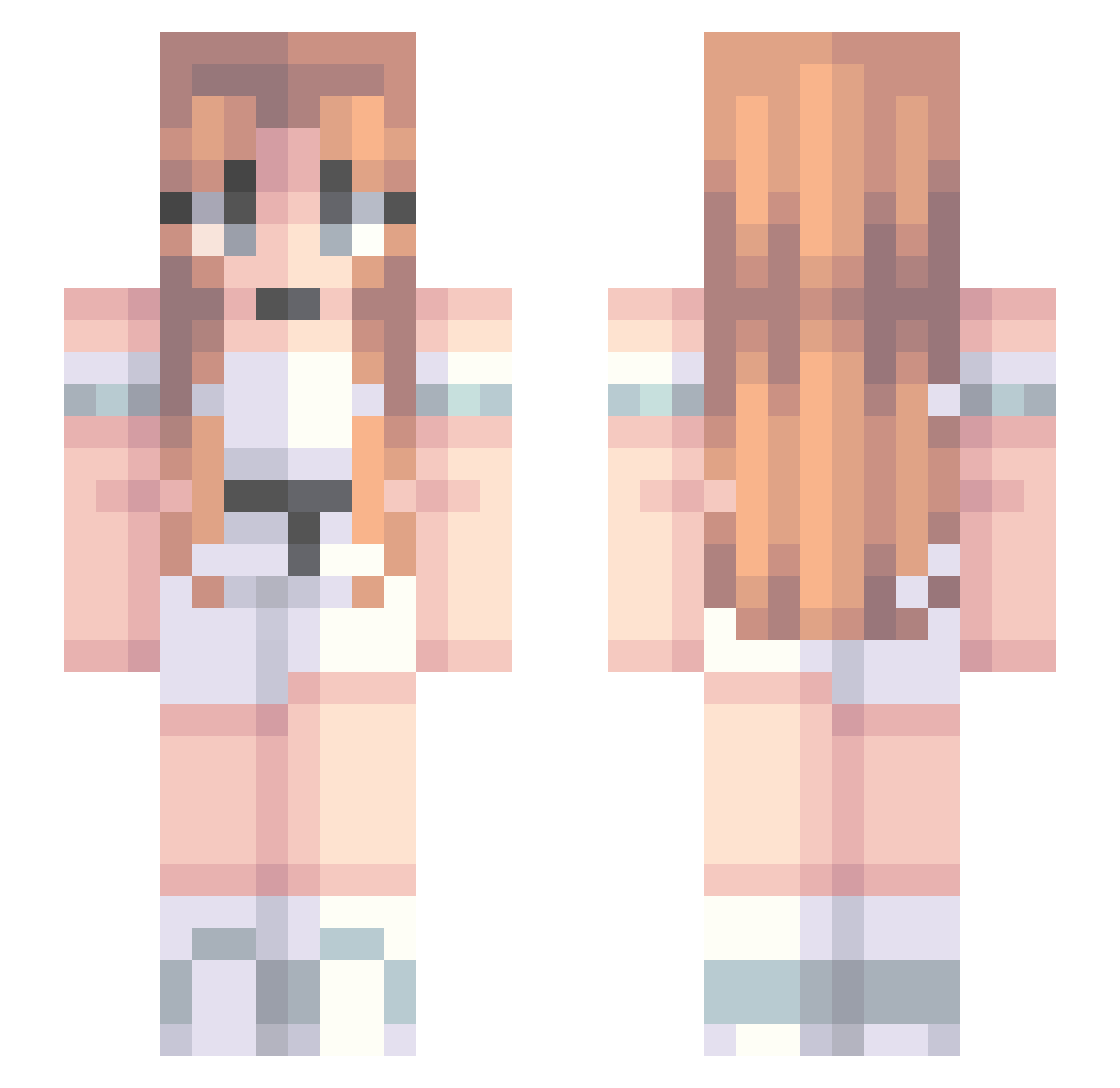 __Martss Minecraft skin, front and back view