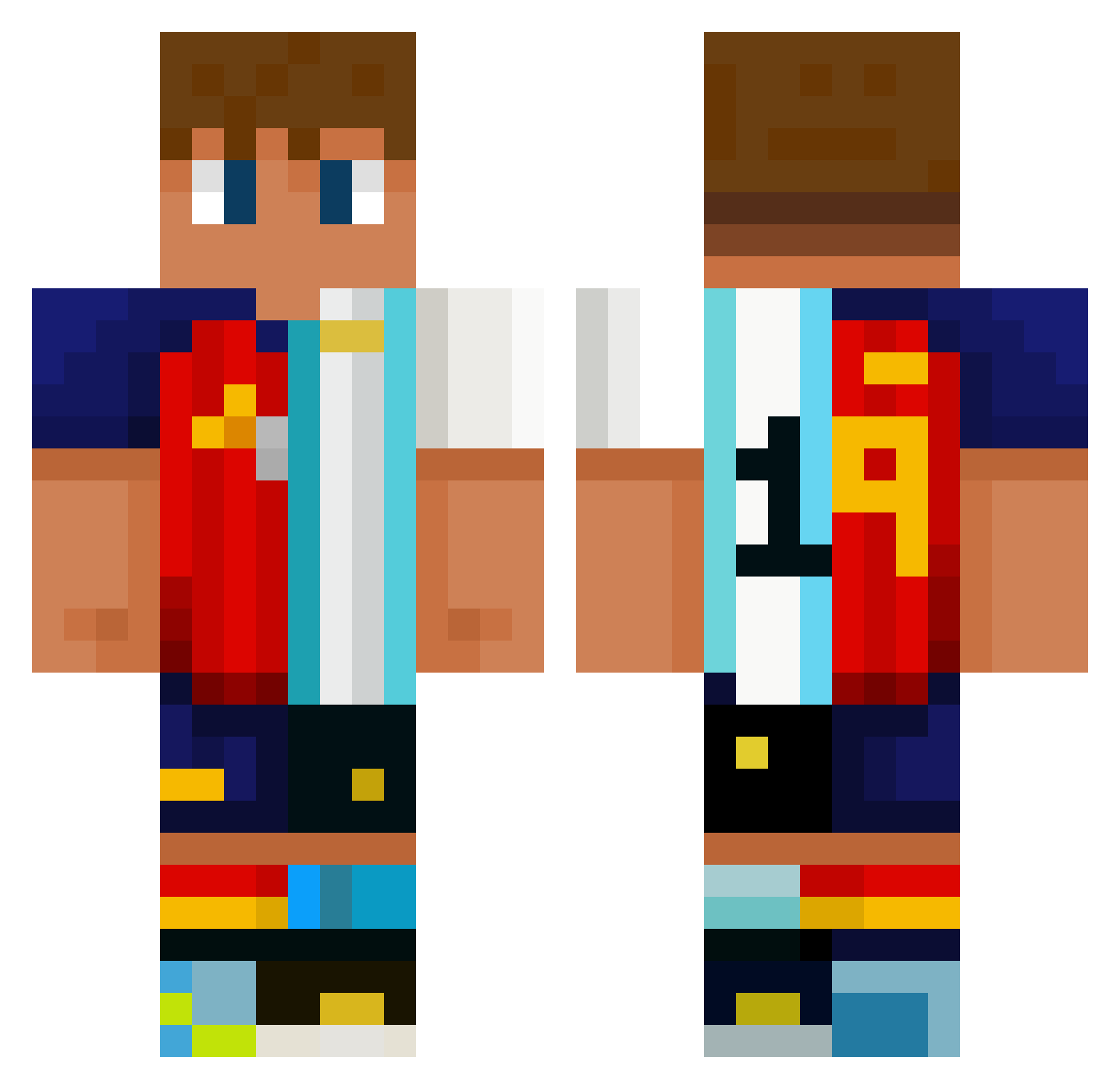 blayke83756 Minecraft skin, front and back view
