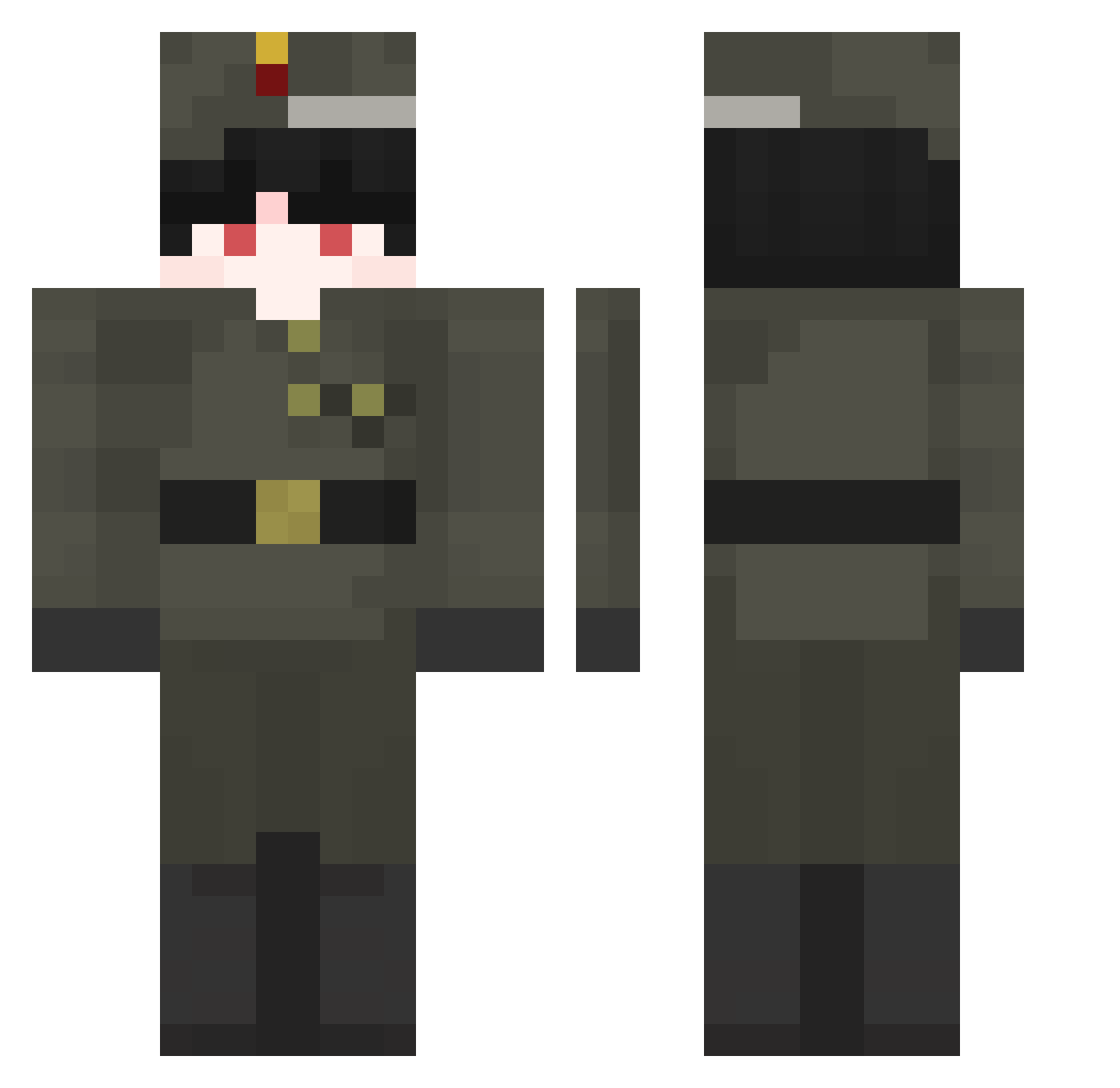 Bomb4_na_Bani Minecraft skin, front and back view