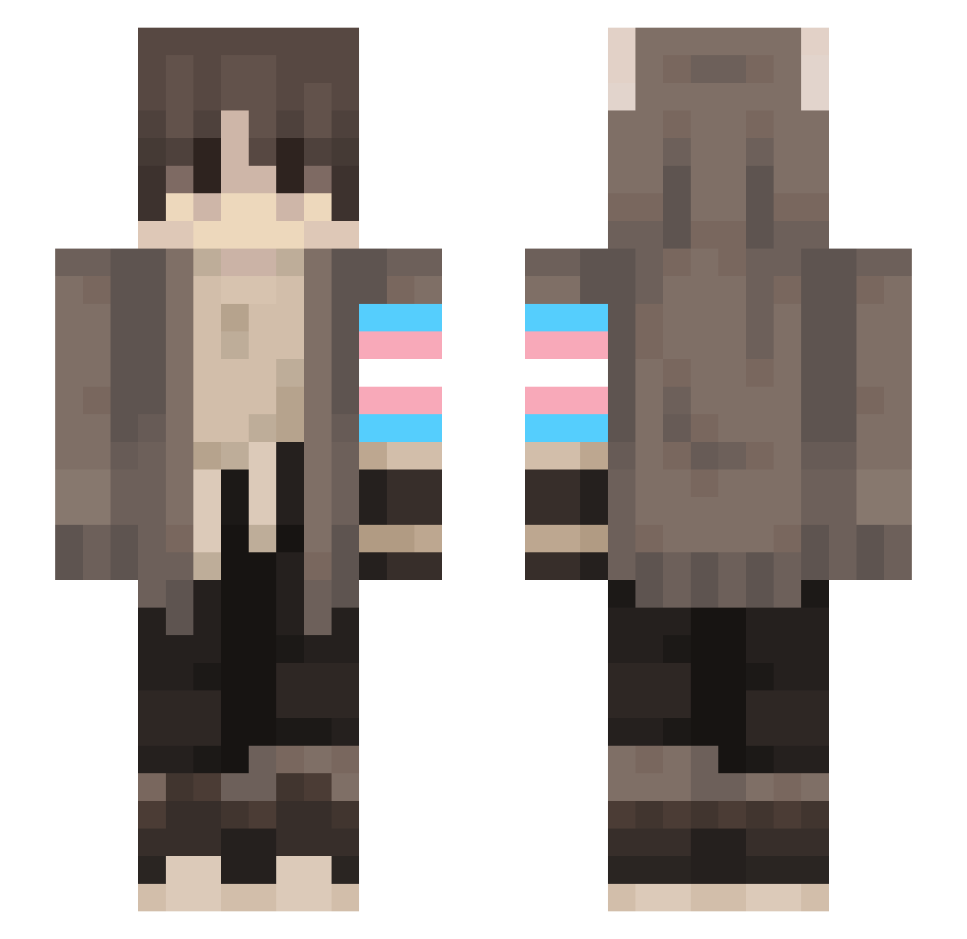 Sp3nc3r_420 Minecraft skin, front and back view