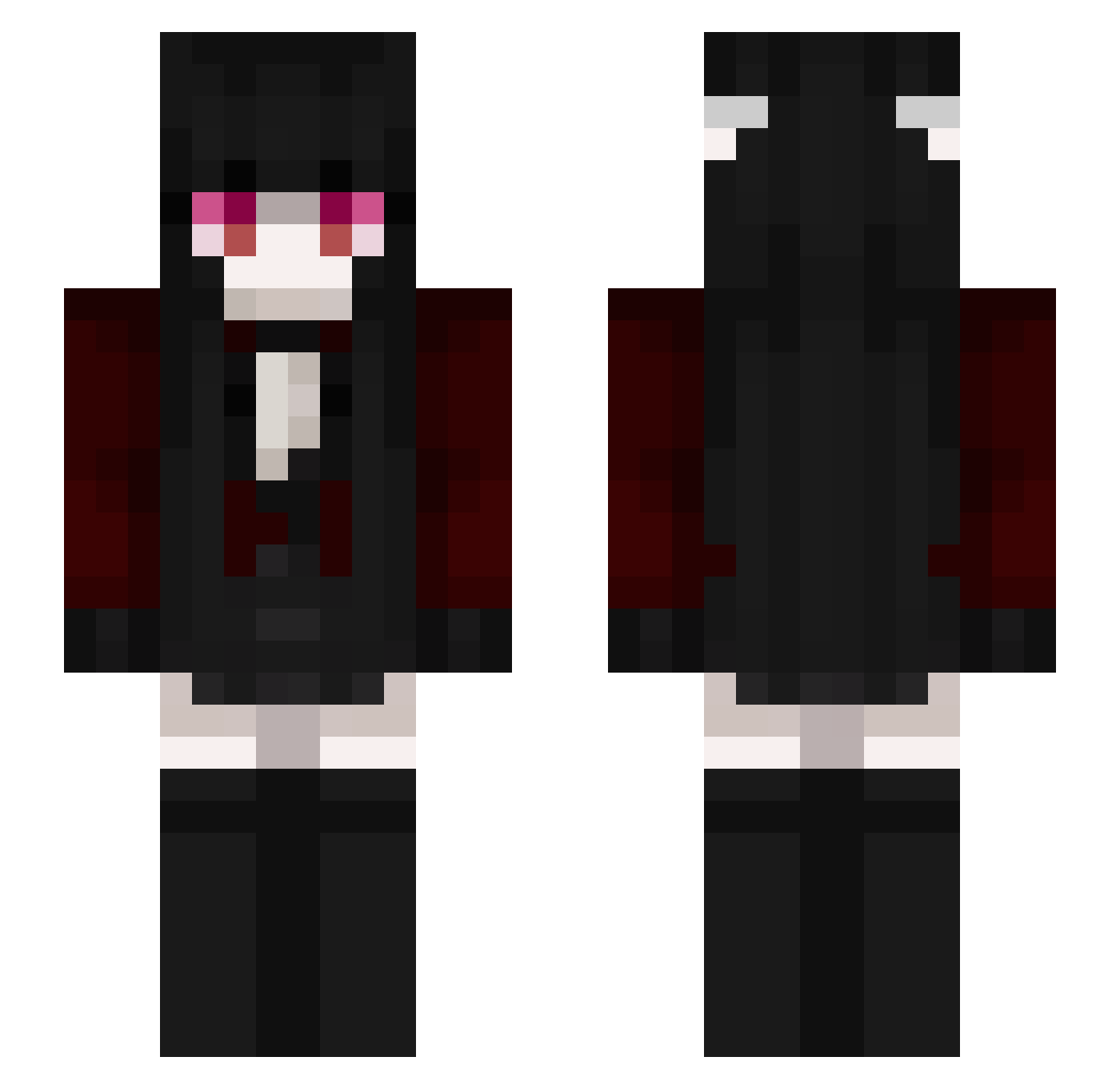 __Diana_ Minecraft skin, front and back view