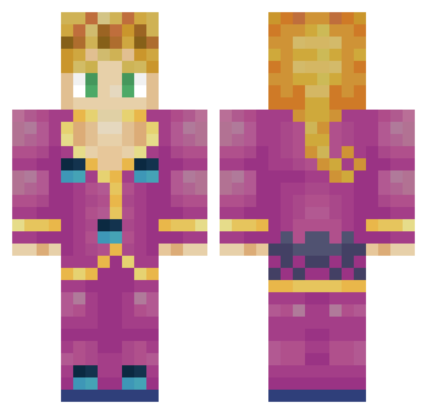 Wh0ze - giorno giovanna Minecraft skin