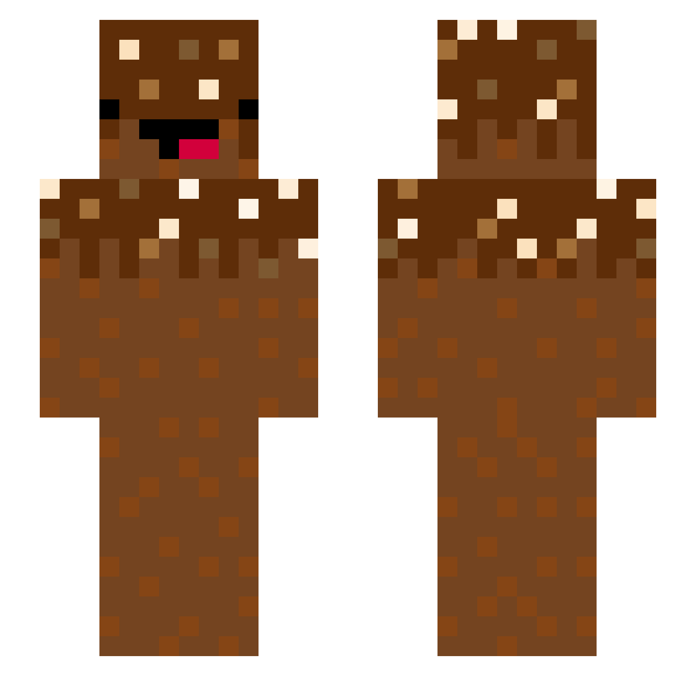 SpecialJayy Minecraft skin, front and back view