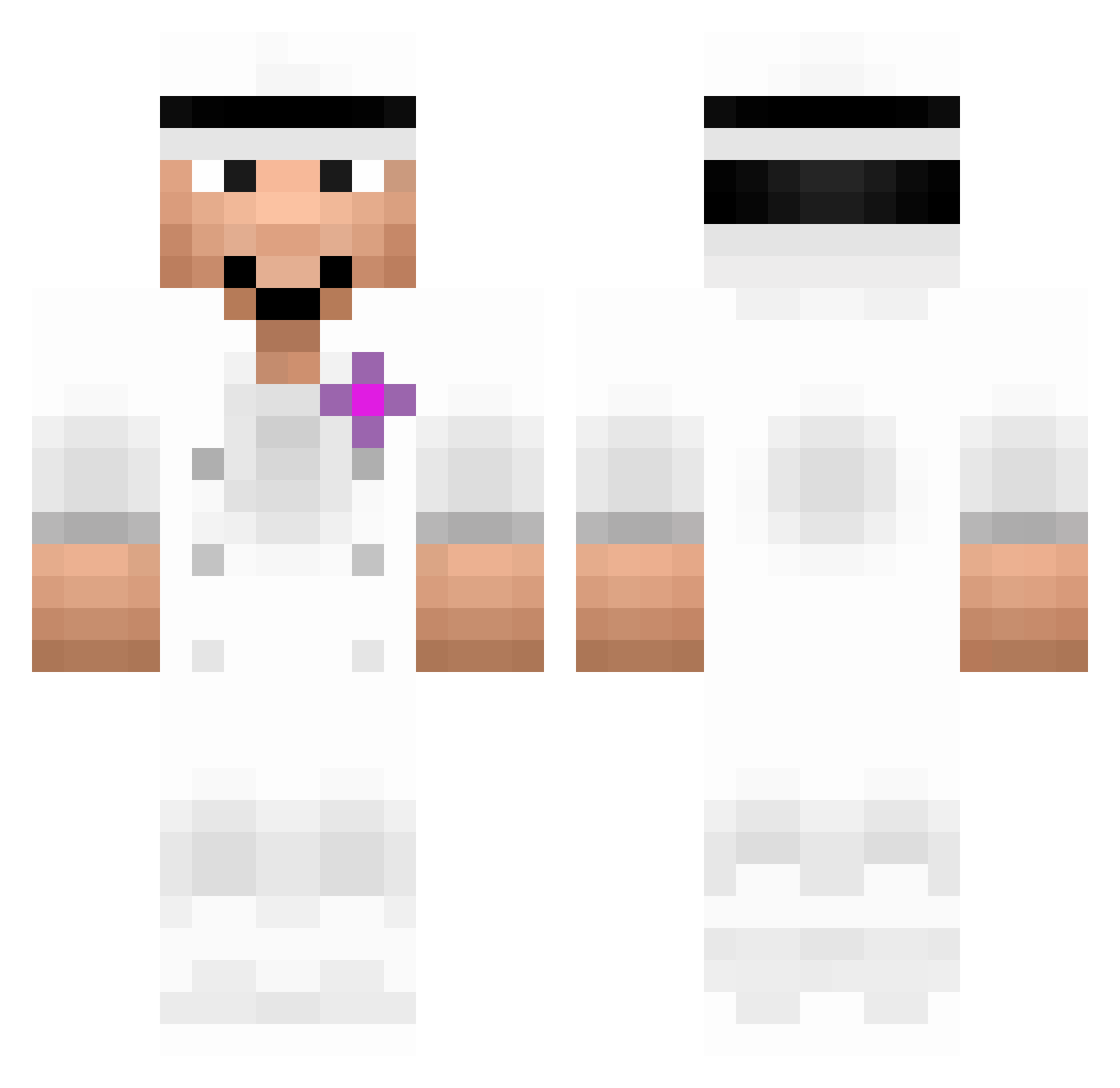 RobLucci_ Minecraft skin, front and back view