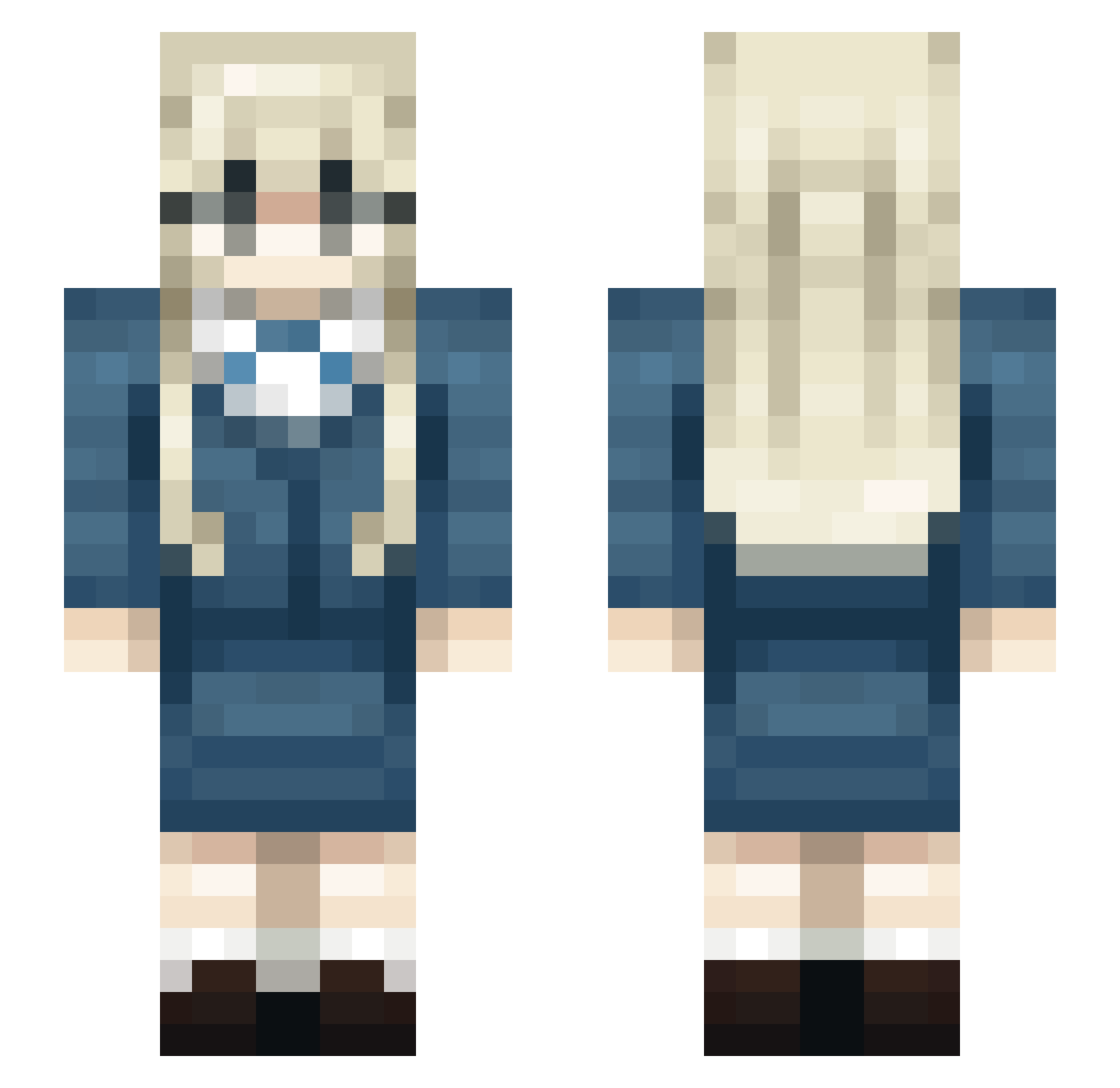 scotty_watson Minecraft skin, front and back view