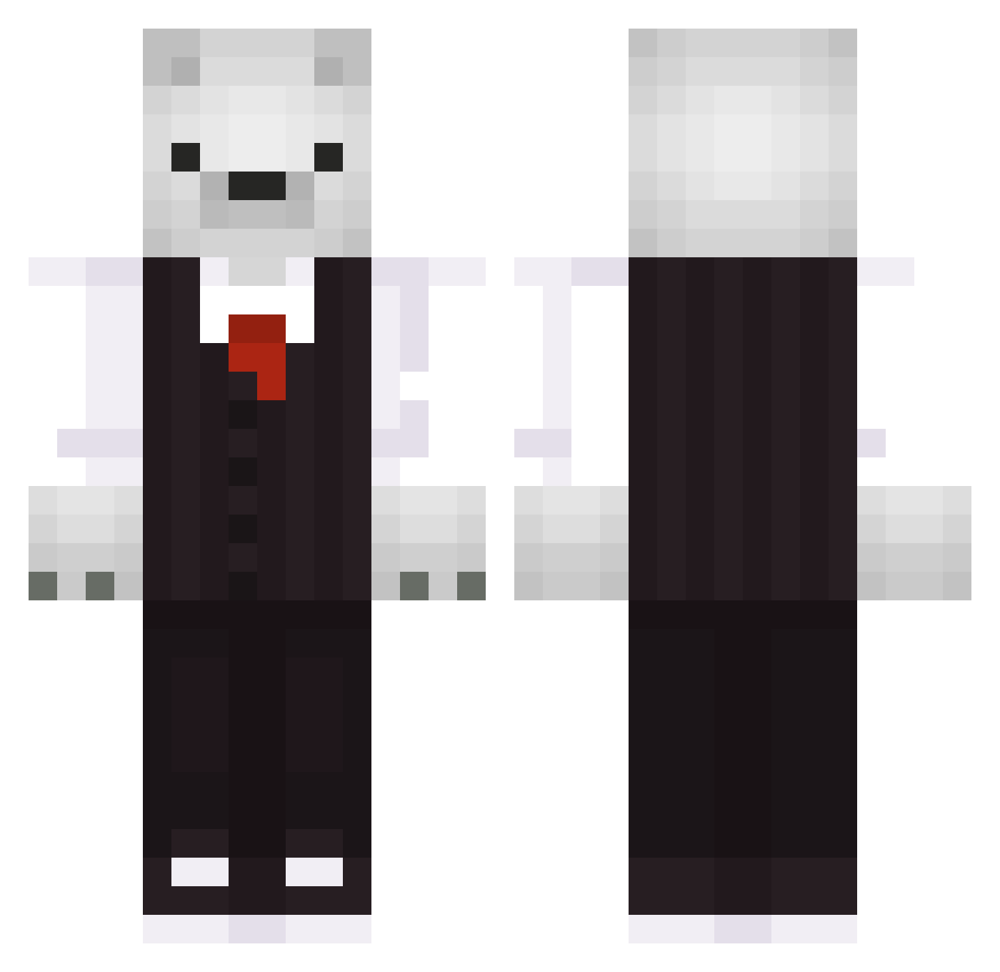 okje_ Minecraft skin, front and back view