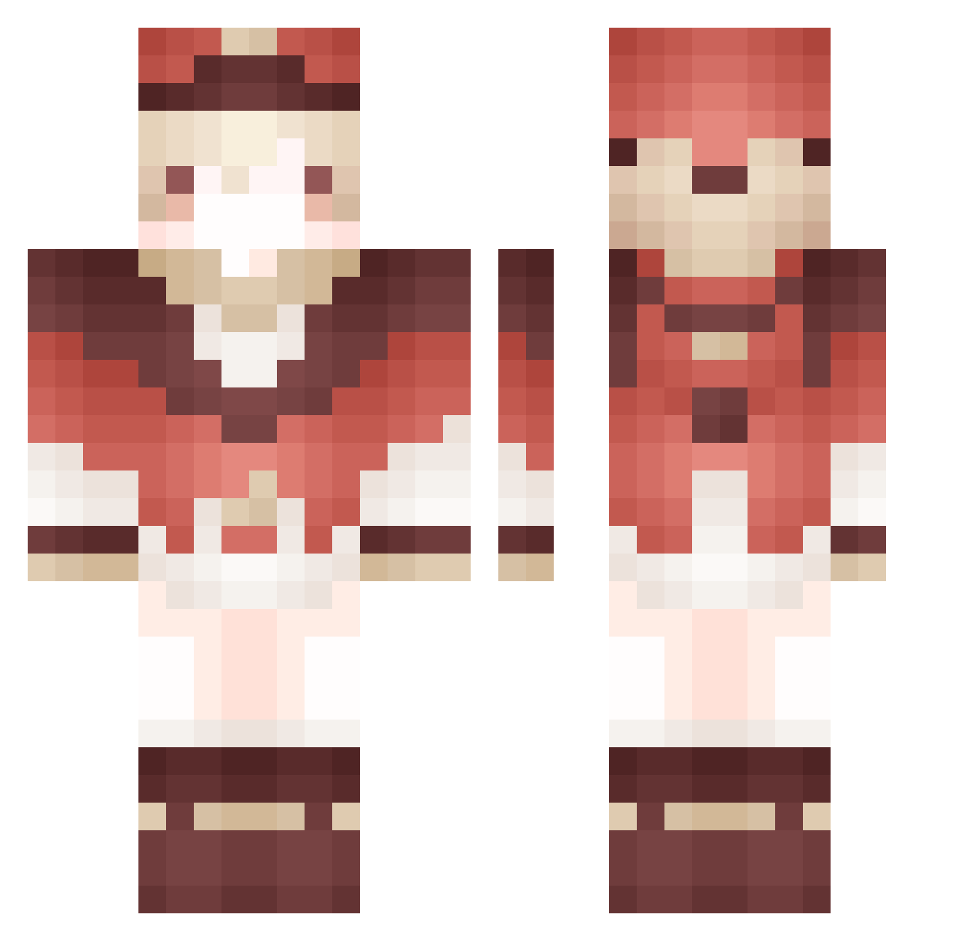 Master_IceQ Minecraft skin, front and back view