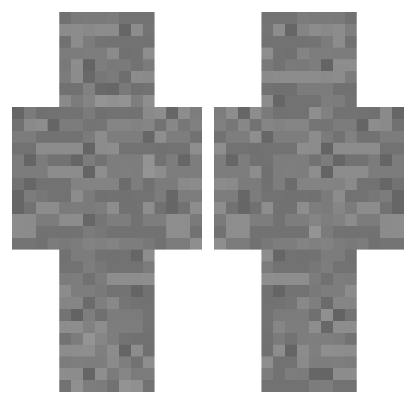 Edwarr Minecraft skin, front and back view