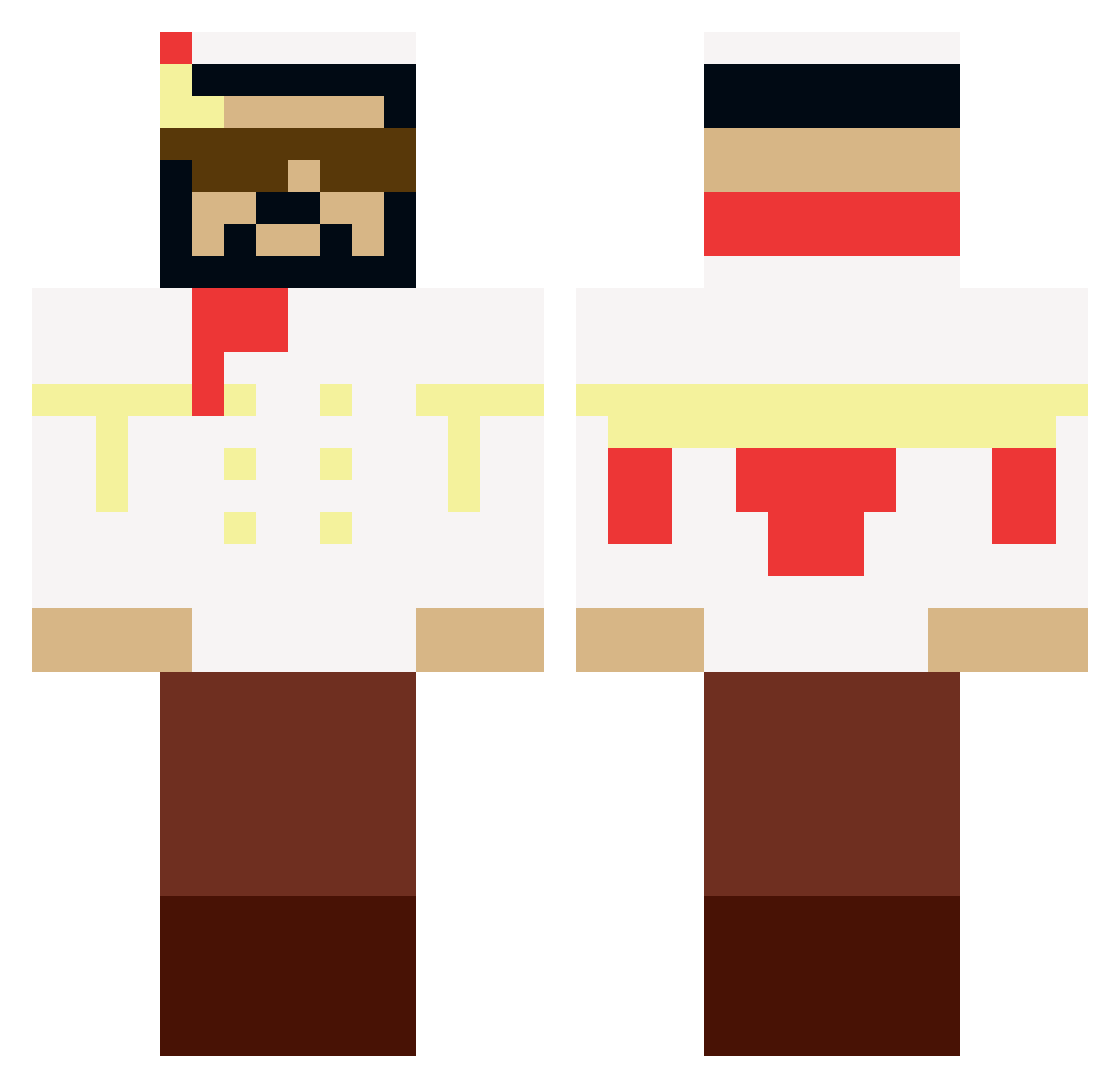 h1ghfly Minecraft skin, front and back view