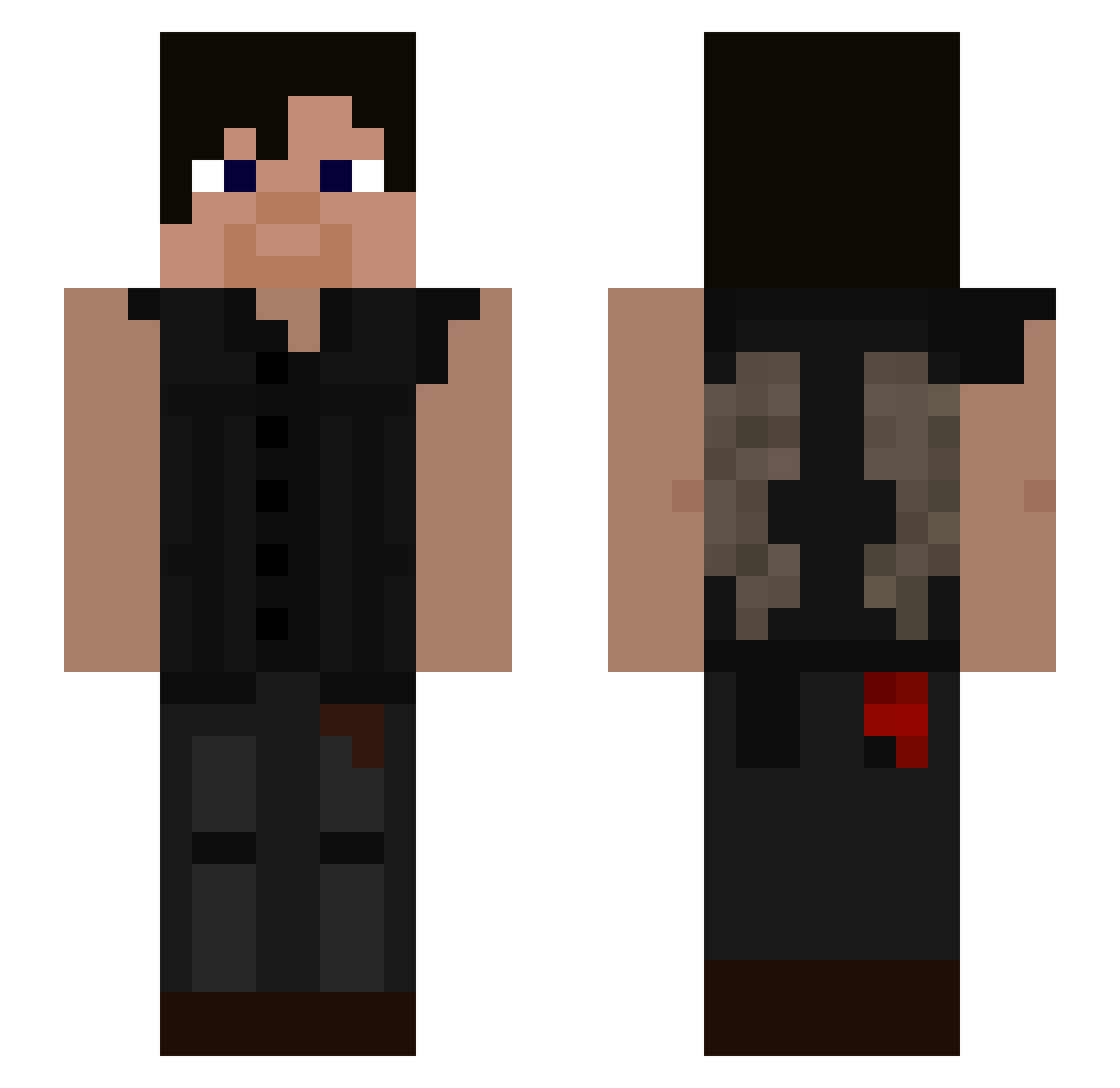 waalkeer00 Minecraft skin, front and back view