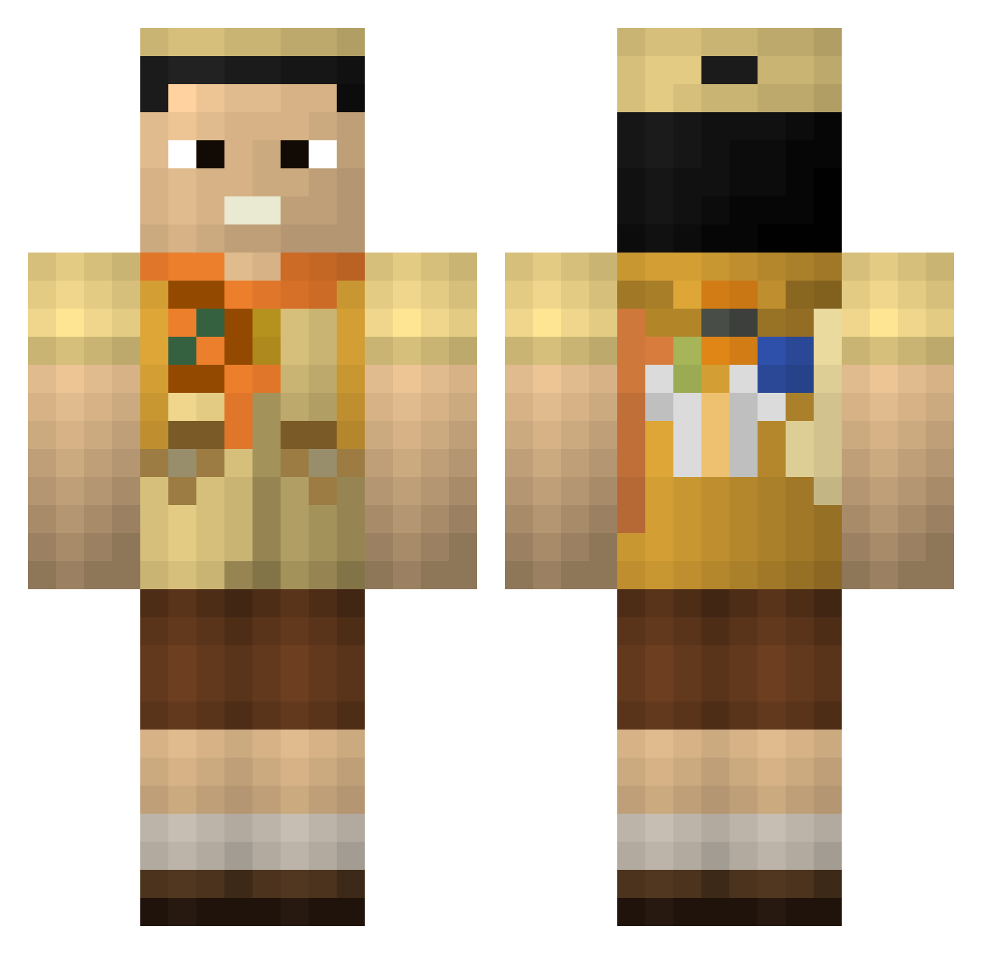 lilcookieman03 Minecraft skin, front and back view