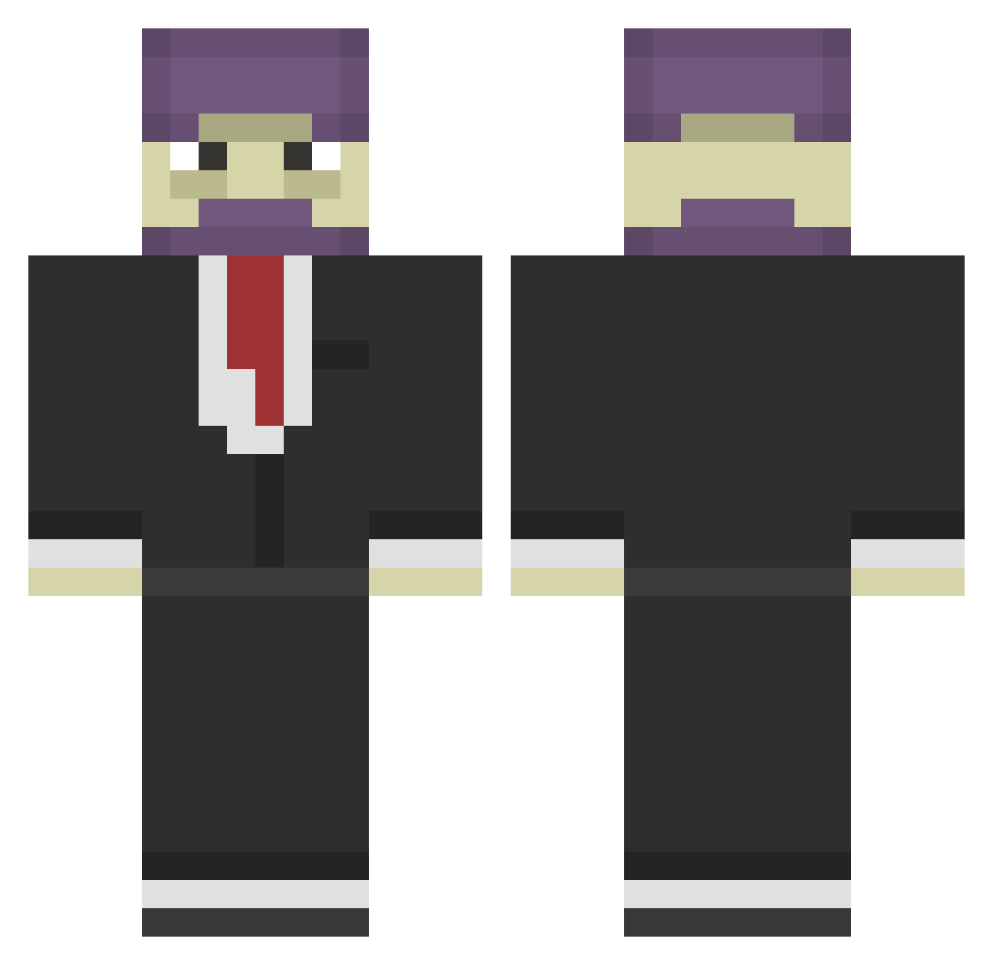 jakubczan885 Minecraft skin, front and back view
