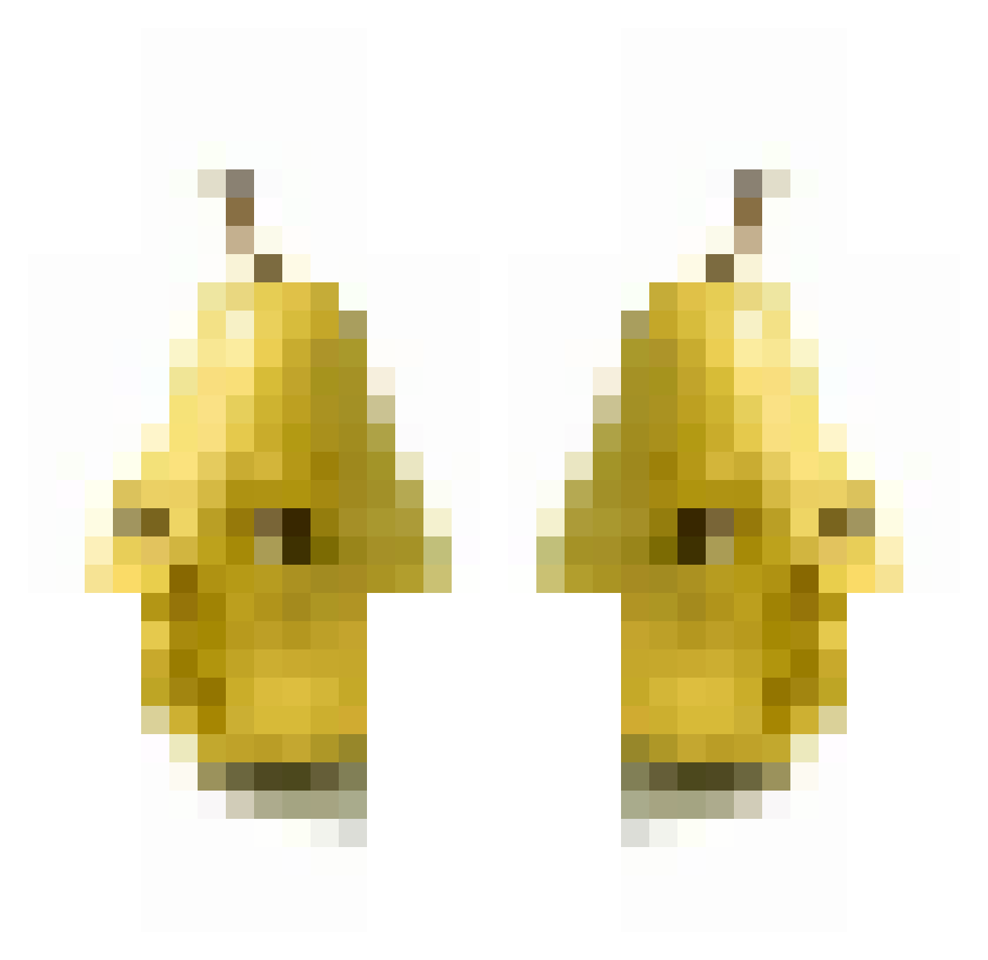 bannana1 Minecraft skin, front and back view
